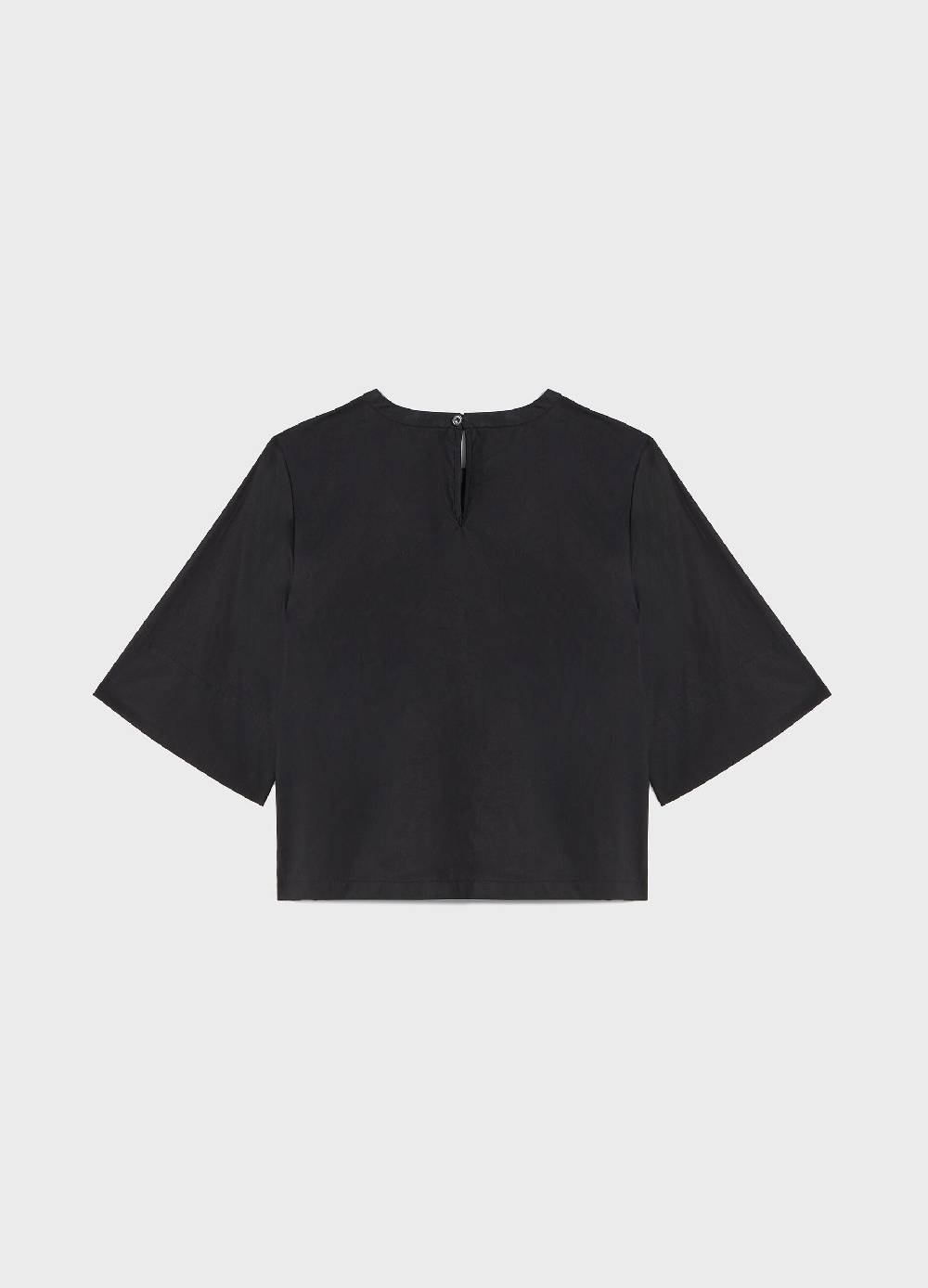 LES COPAINSBlusa in cotone con maniche a tre quarti Economico