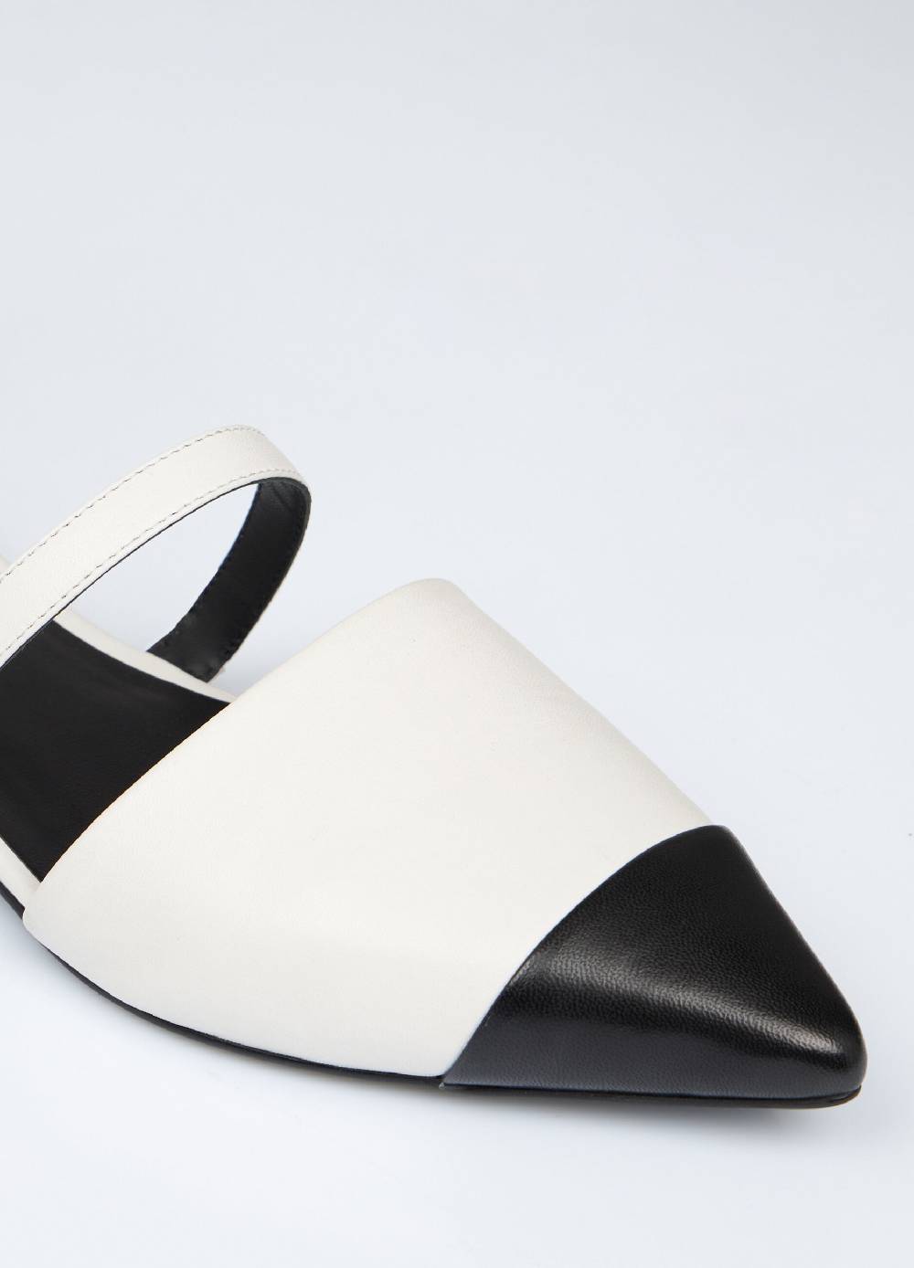 LES COPAINSBallerine in vera pelle con laccetto alla caviglia Vendite Flash