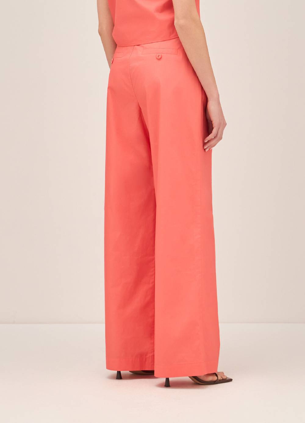 LES COPAINSPantaloni straight fit in cotone Nuova