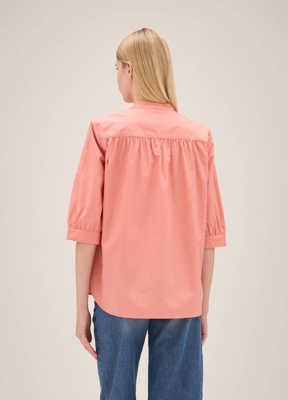 LES COPAINSBlusa in cotone manica a tre quarti Offerta esclusiva