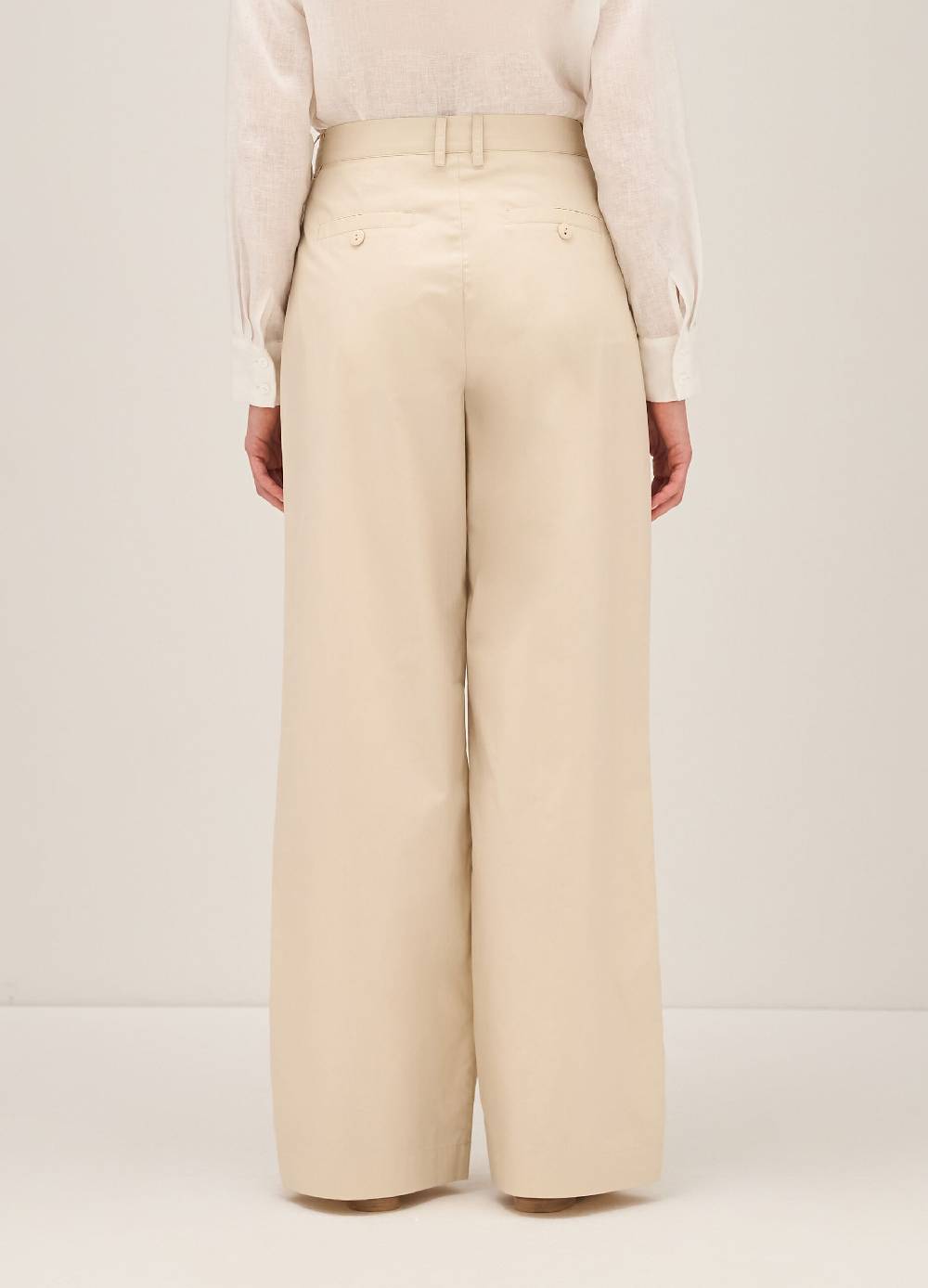 LES COPAINSPantaloni straight fit in cotone Vendite stagionali