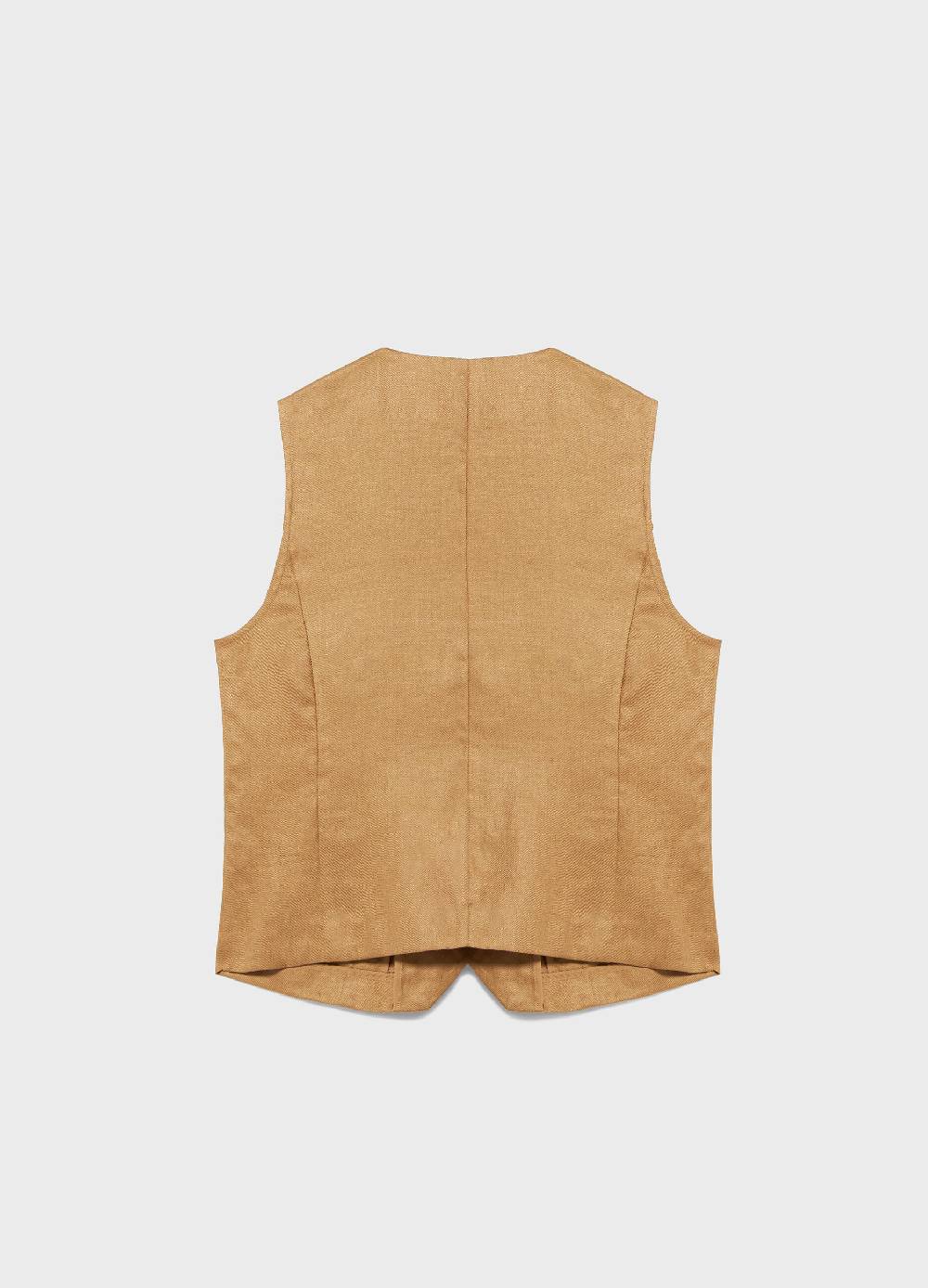 LES COPAINSGilet in puro lino Grandi sconti