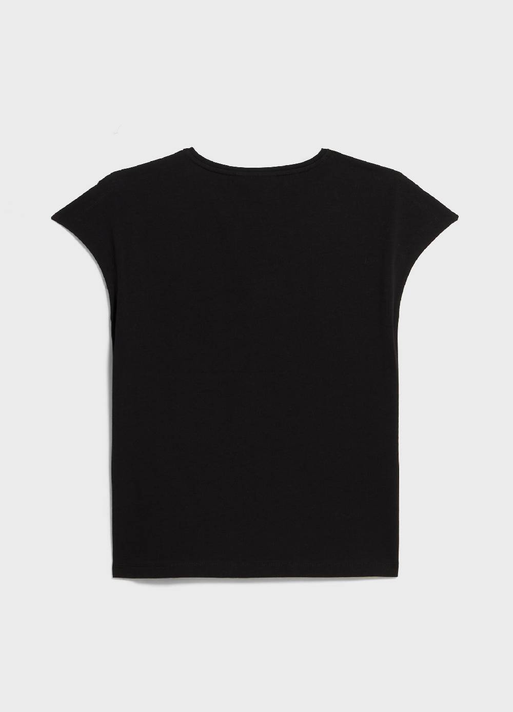 LES COPAINST-shirt in cotone stretch con lettering Liquidazione