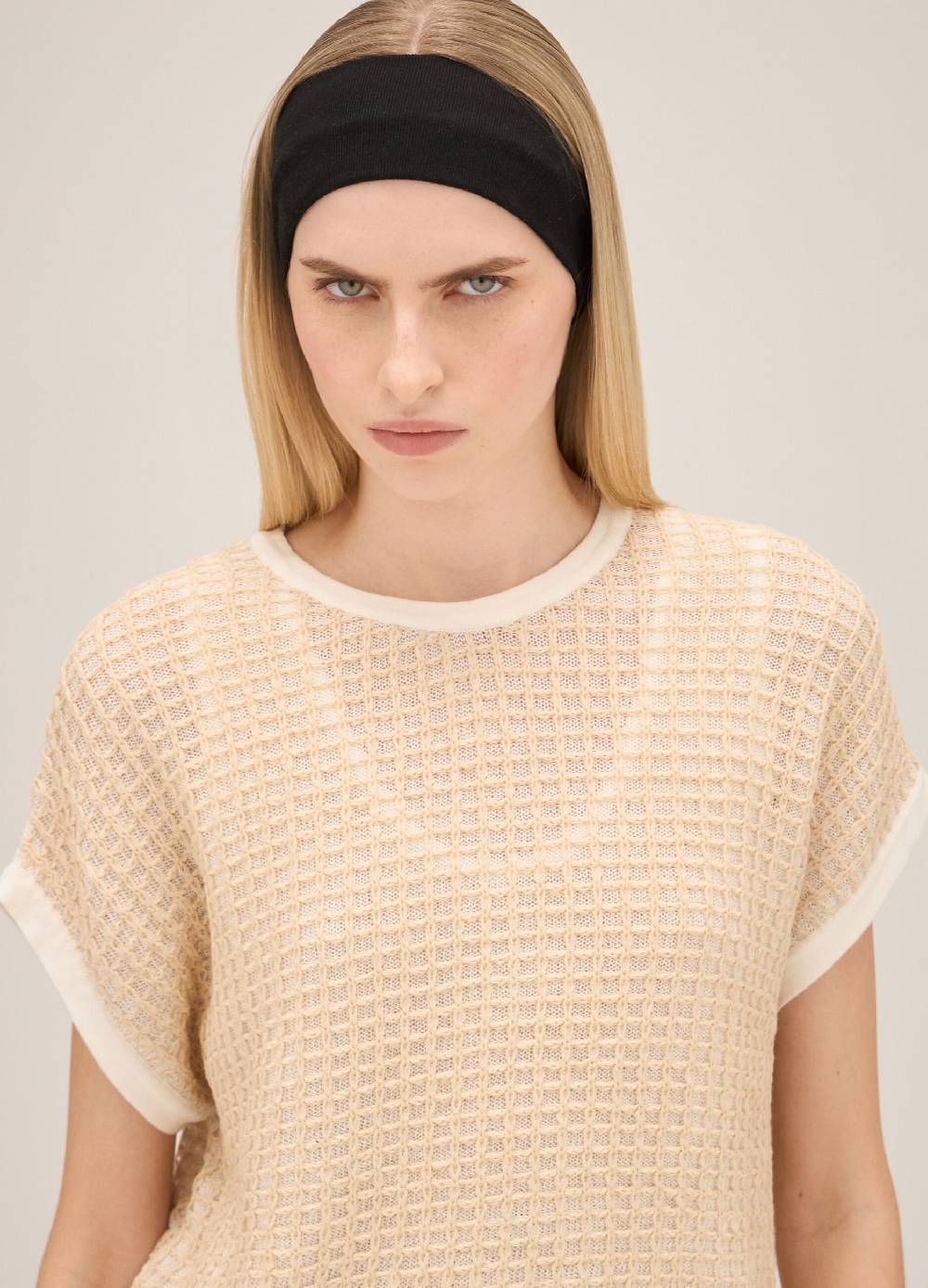 LES COPAINSMaglia tricot a maniche corte Comprane uno, ottenene uno gratis