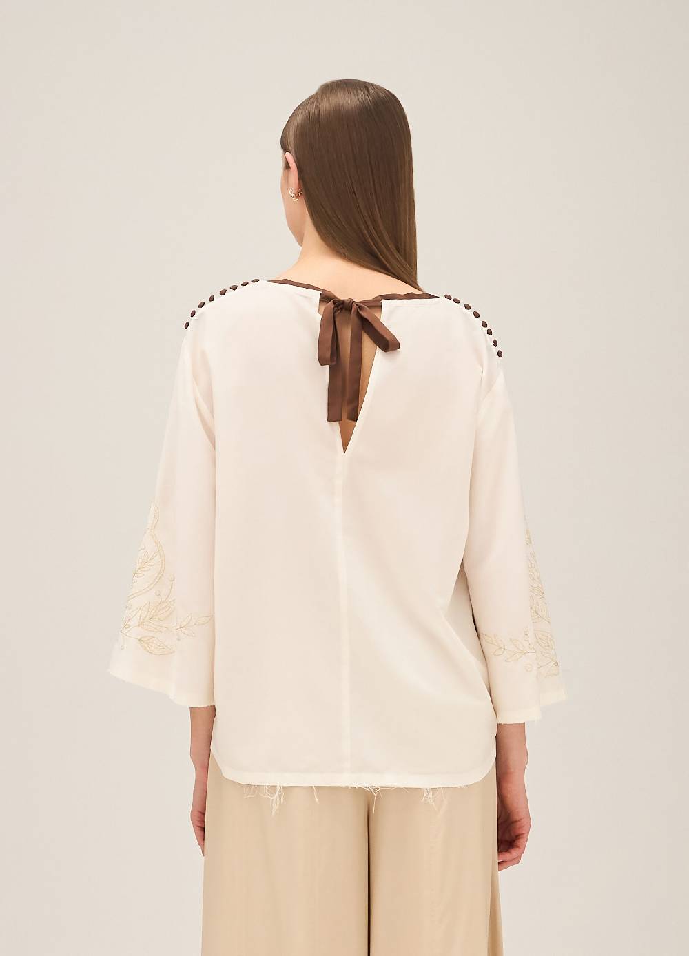 LES COPAINSBlusa con ricami Offerte giornaliere