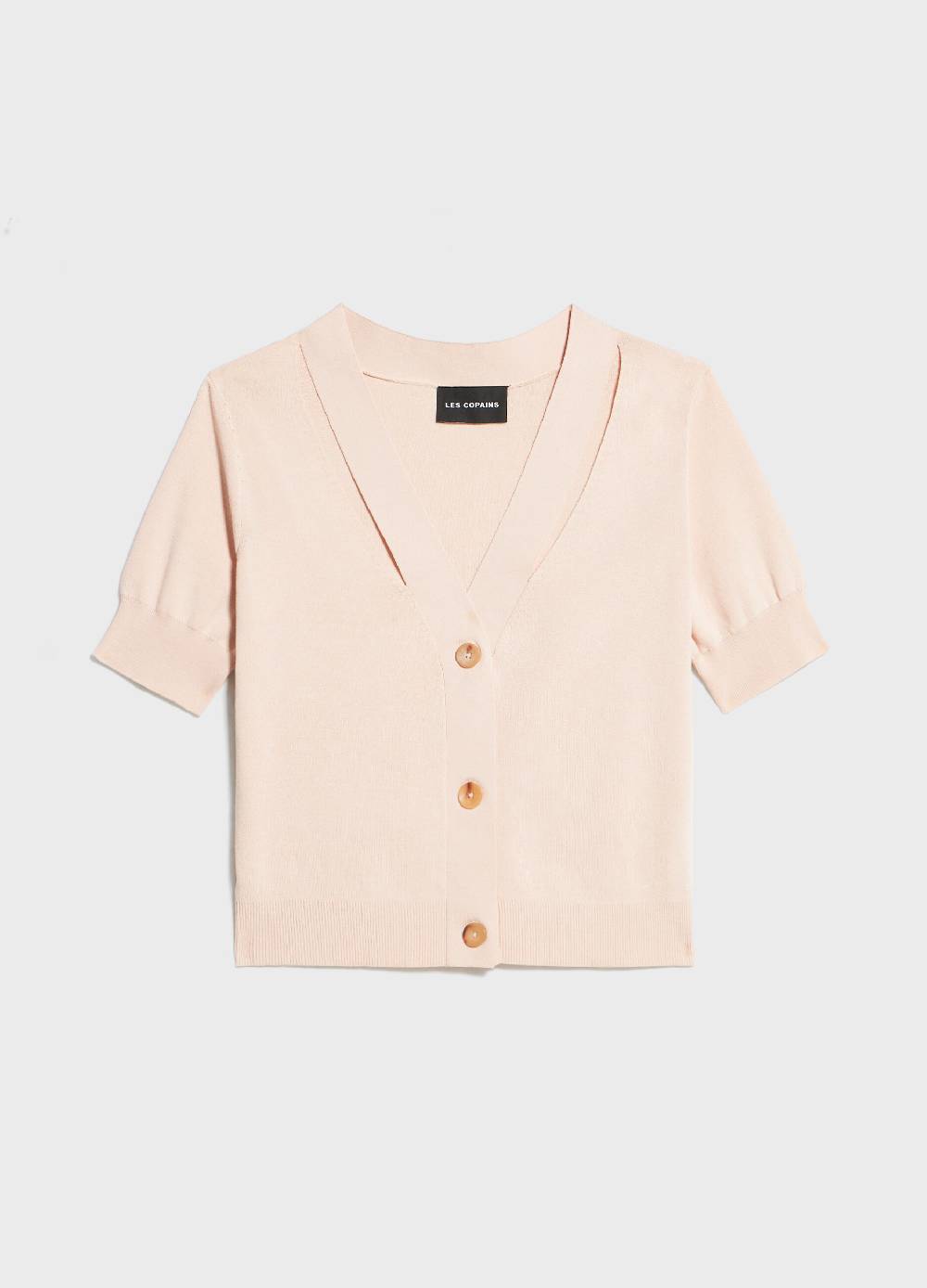 LES COPAINSCardigan tricot con scollo a V Enormi risparmi