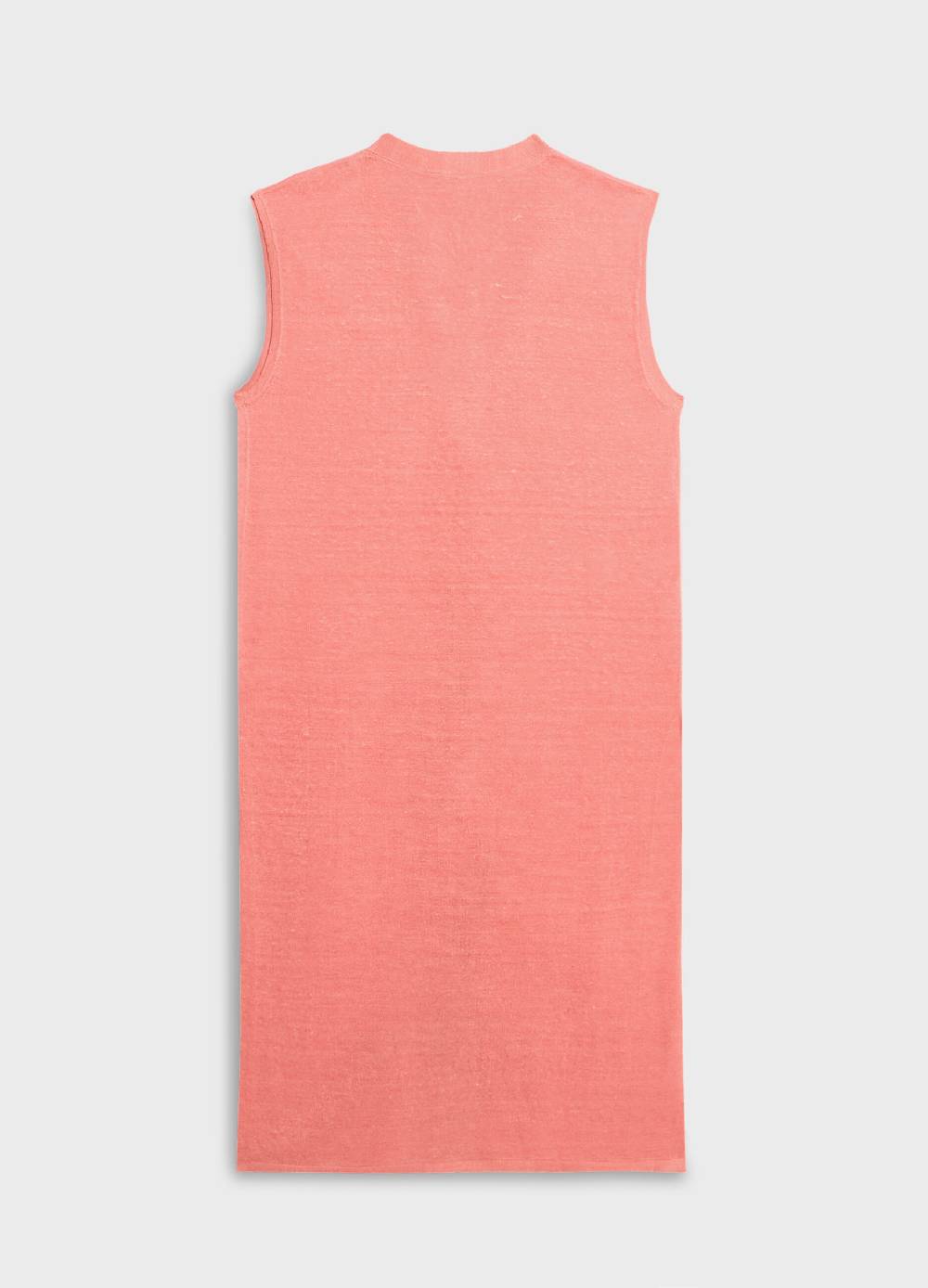 LES COPAINSGilet lungo tricot in misto lino Prezzo basso