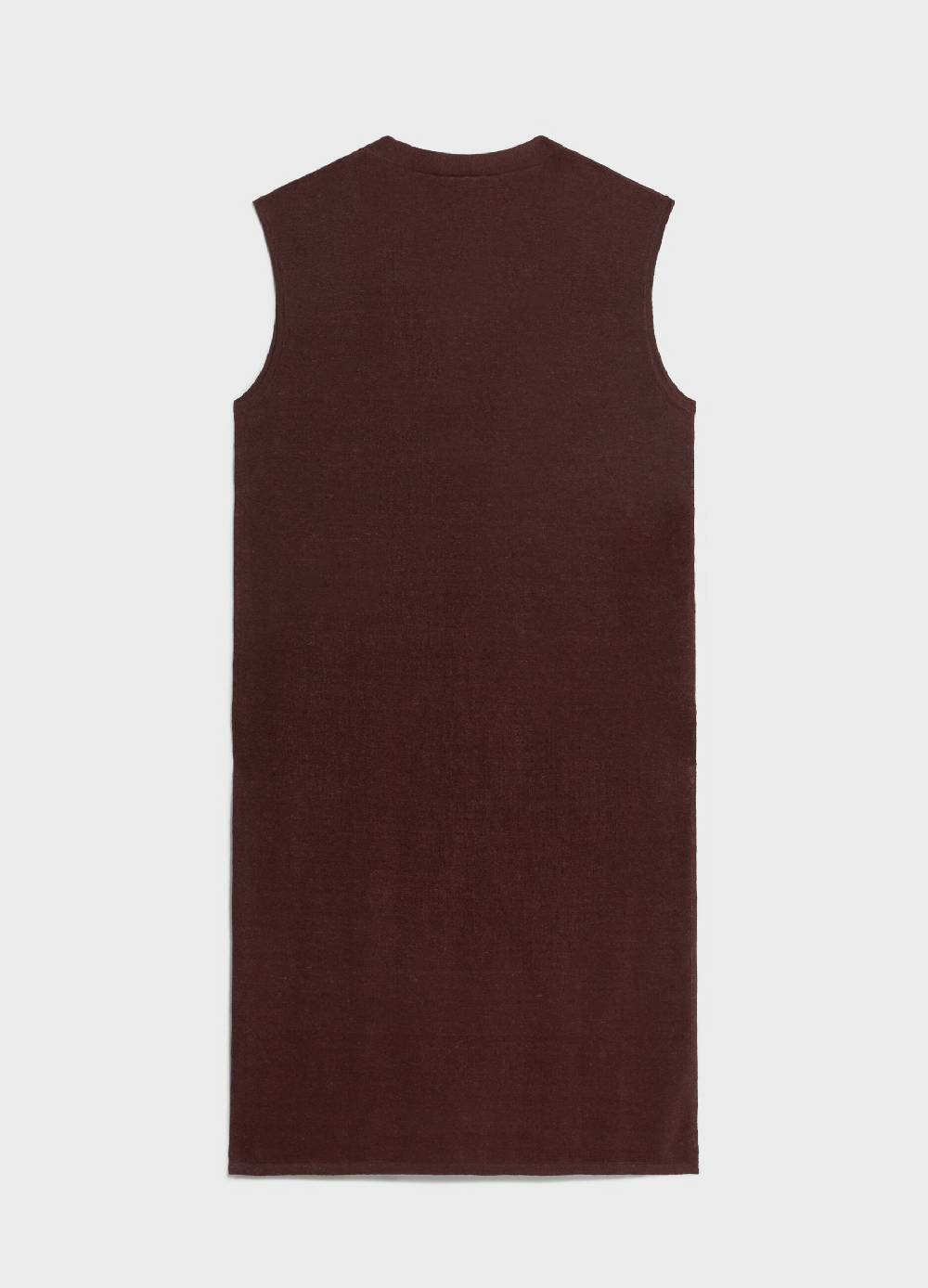 LES COPAINSGilet lungo tricot in misto lino Super Saving Price