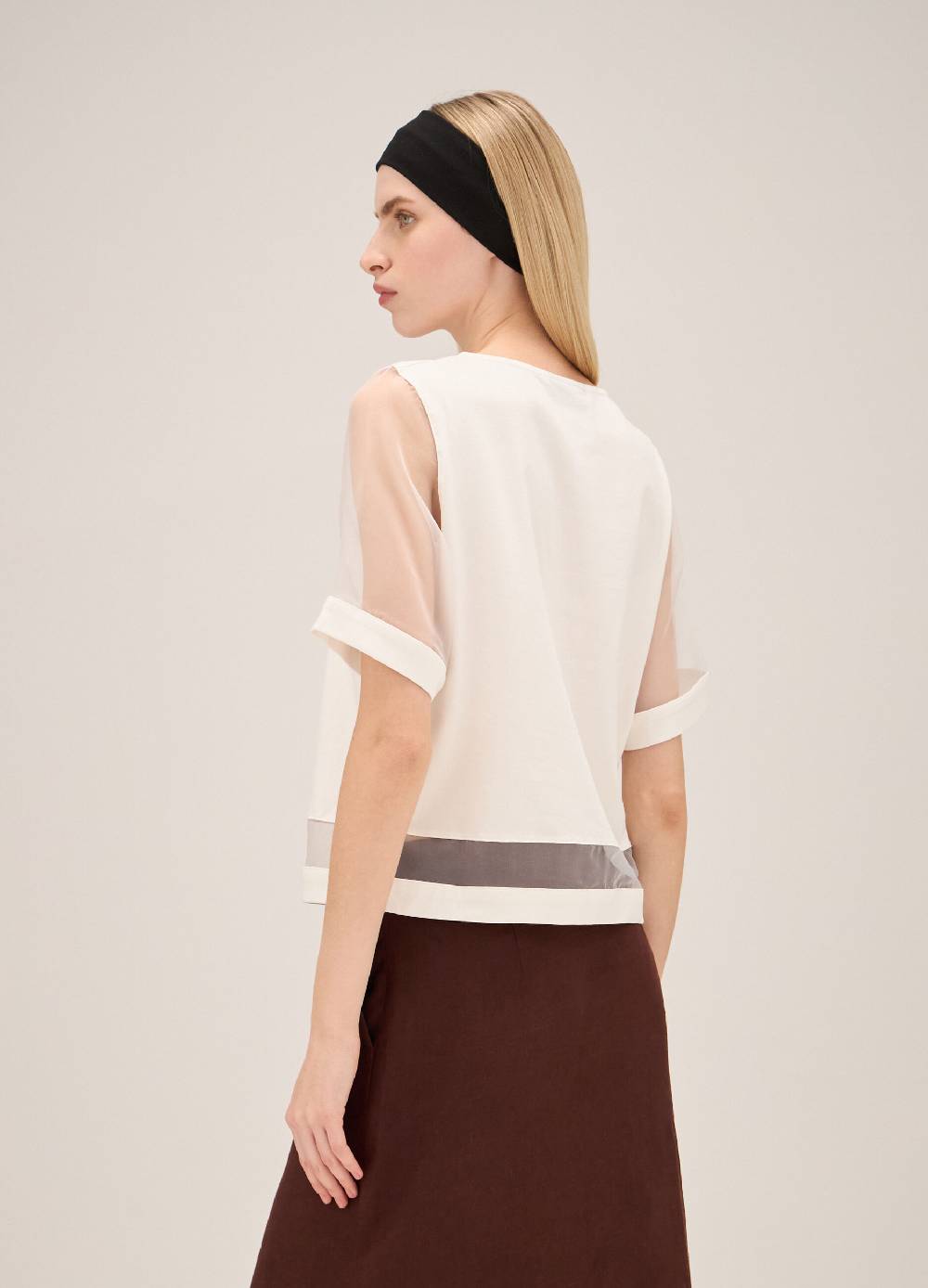 LES COPAINST-shirt in cotone con inserti ACQUISTA ORA