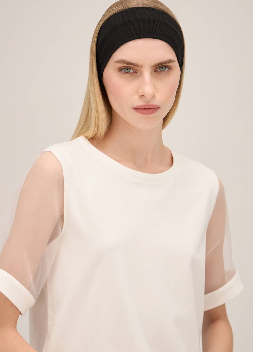 LES COPAINST-shirt in cotone con inserti ACQUISTA ORA
