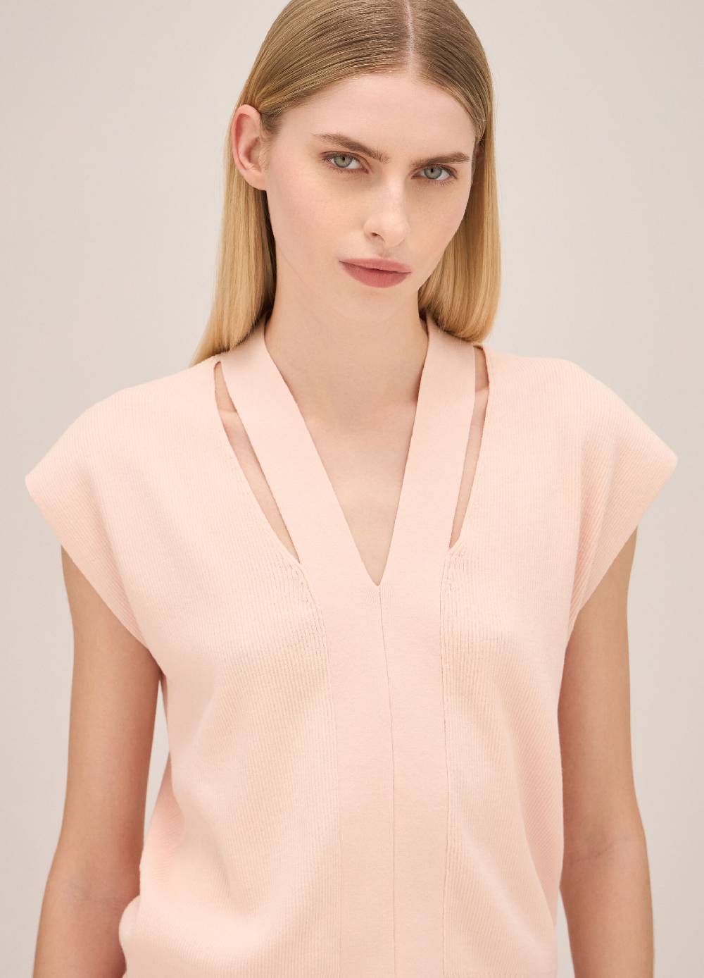 LES COPAINSMaglia tricot con scollo a V Discount Store per i nuovi prodotti