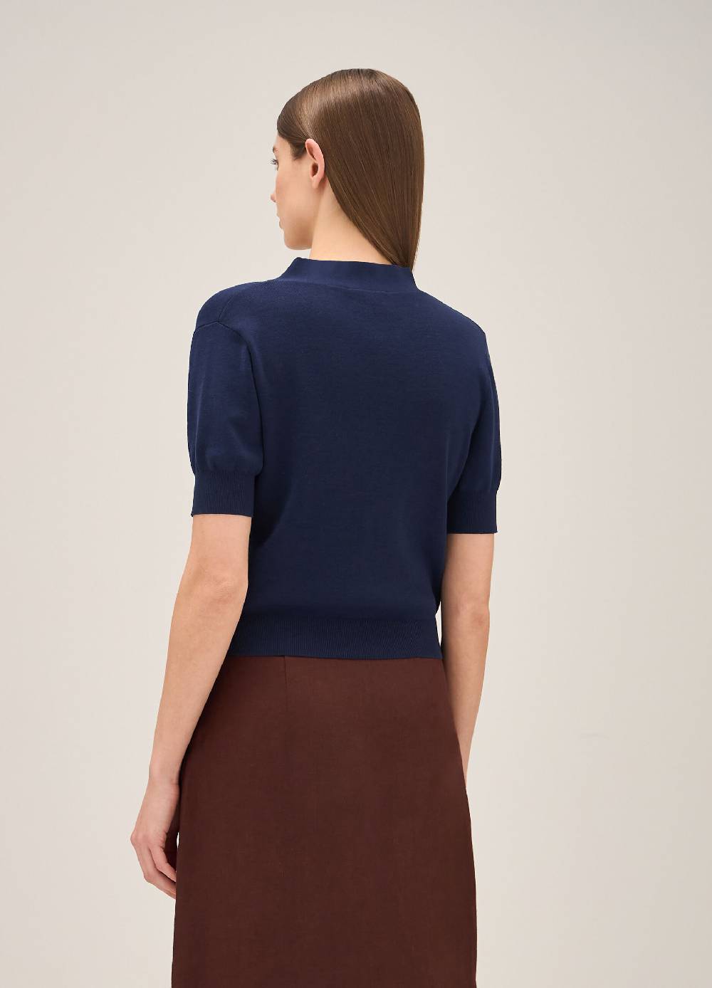 LES COPAINSCardigan tricot con scollo a V In vendita