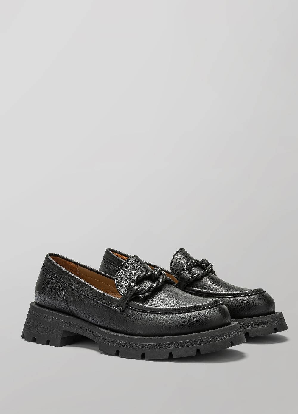 LES COPAINSMocassino chunky in pelle 2025