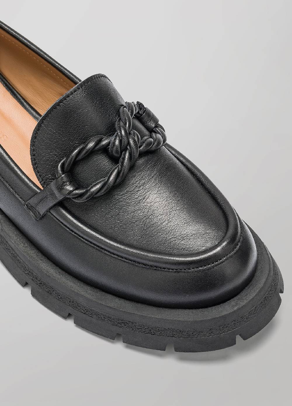 LES COPAINSMocassino chunky in pelle 2025