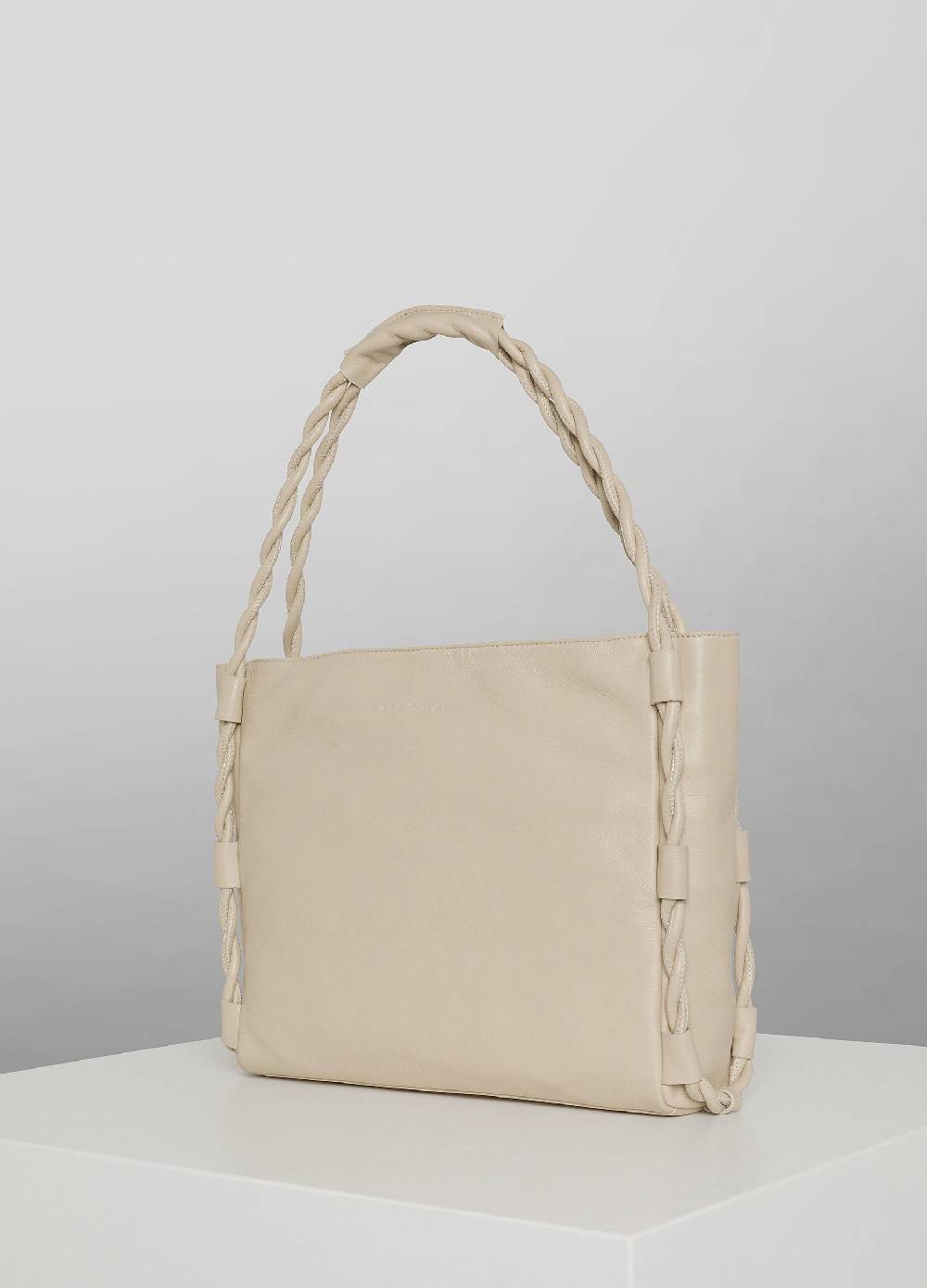 LES COPAINSBorsa a spalla tote bag in vera pelle Pezzi Unici
