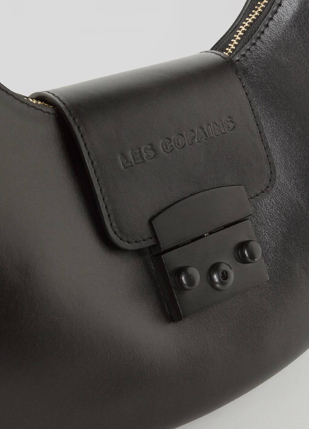 LES COPAINSBorsa hobo a spalla in vera pelle Shopping Online