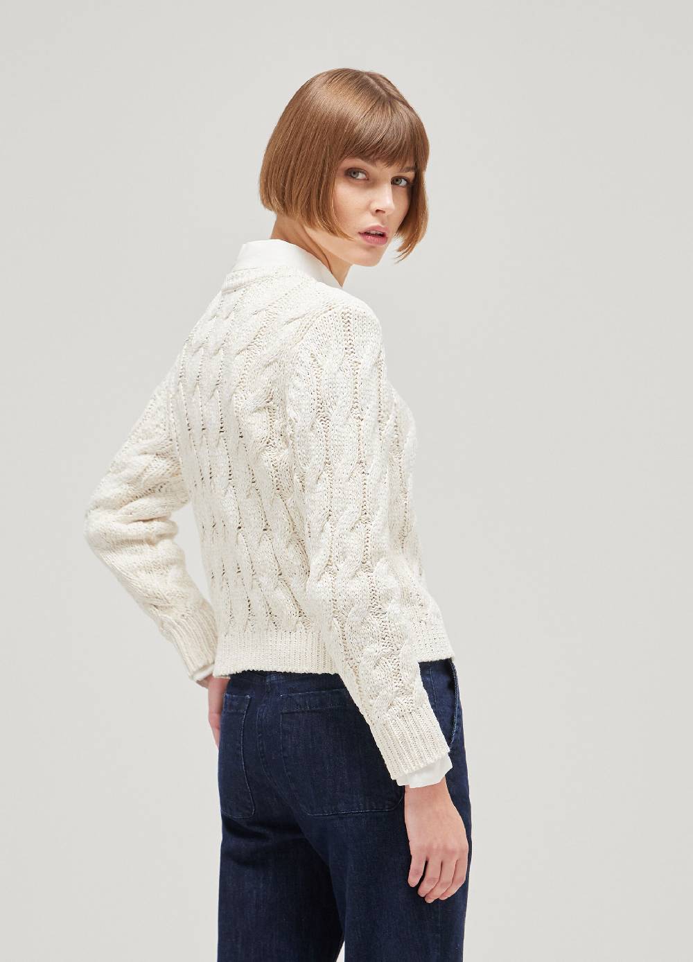 LES COPAINSMaglione tricot a trecce Novità