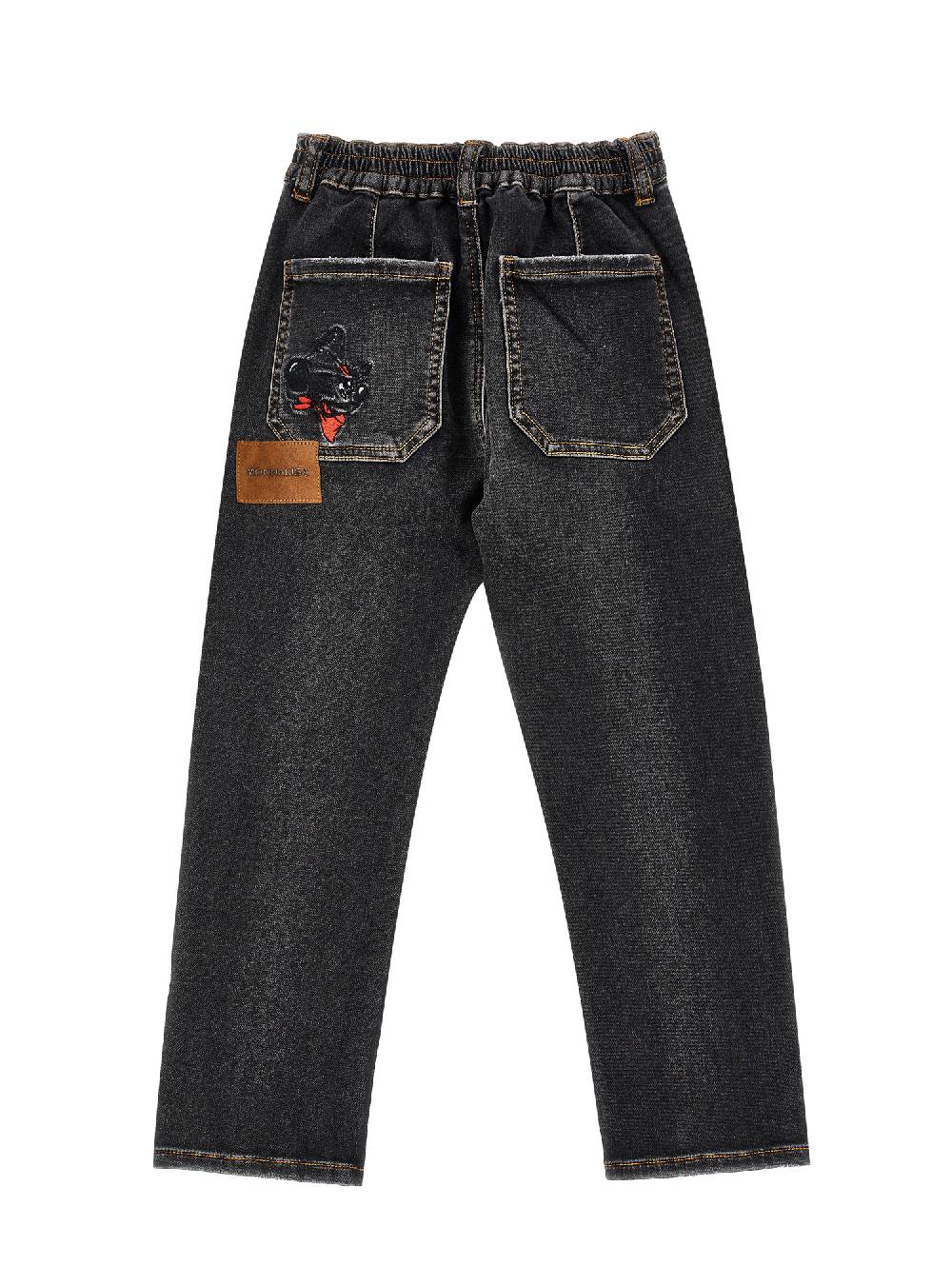 Monnalisa Jogger in denim Sottocosto