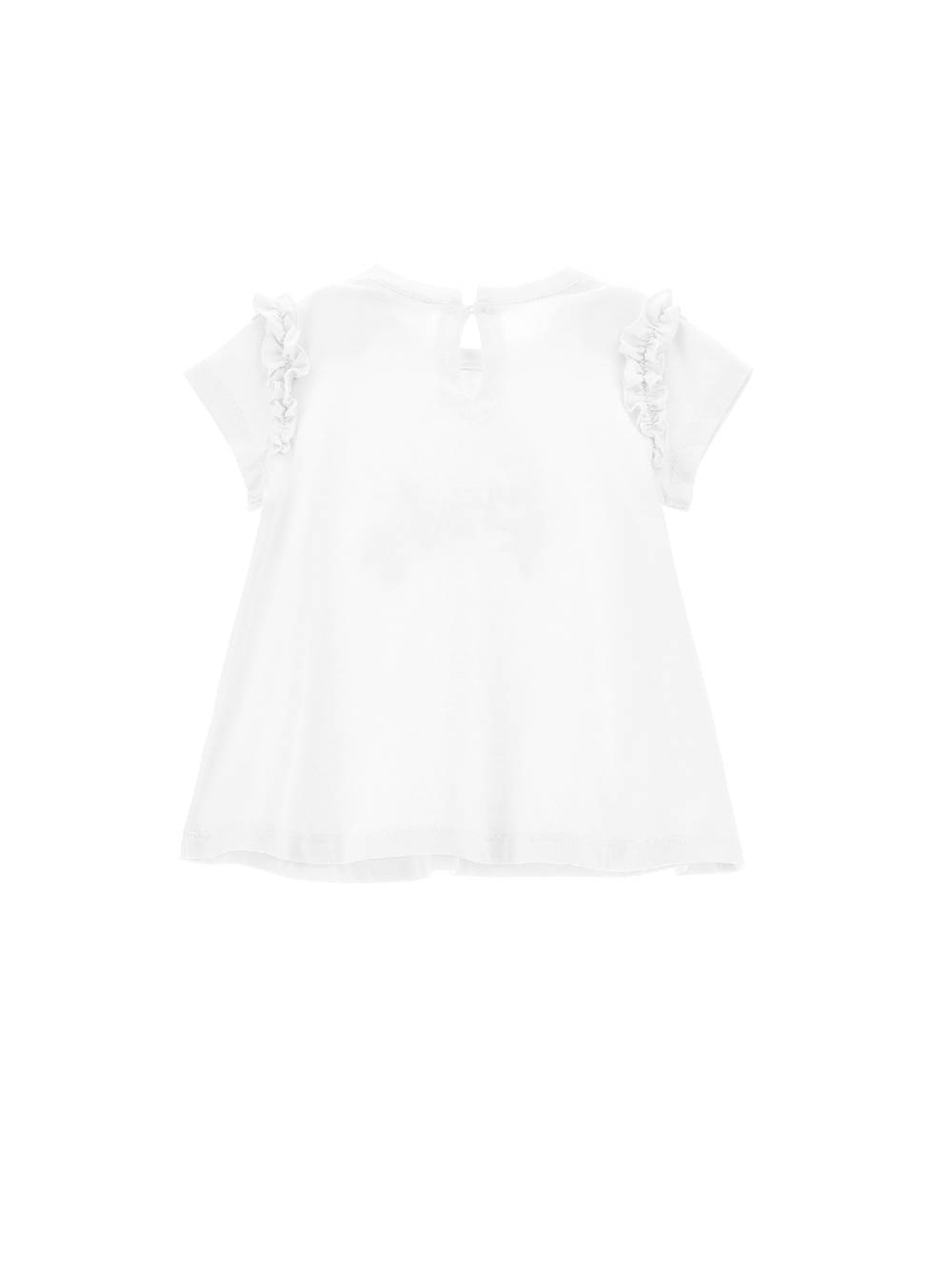 Monnalisa Maxi t-shirt con rouches Novità