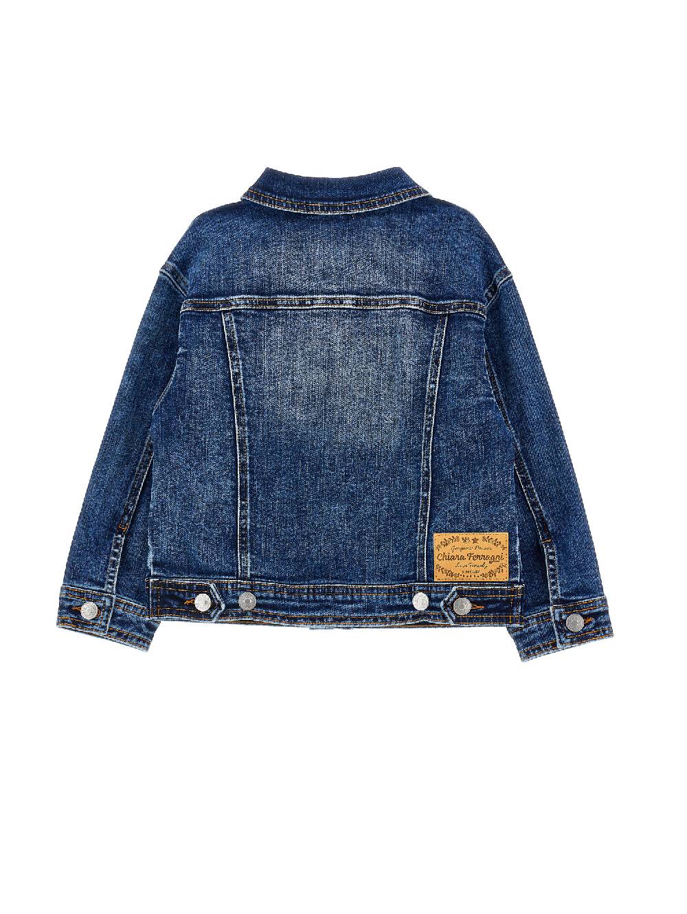 Monnalisa Giubbotto jeans Eyestar In Saldo