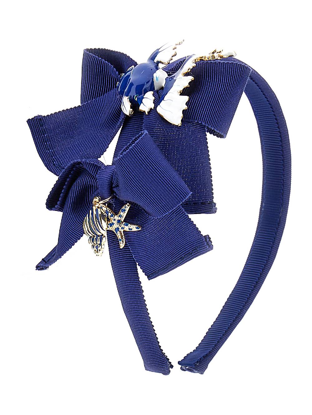 Monnalisa Cerchietto grosgrain e charms Offerte