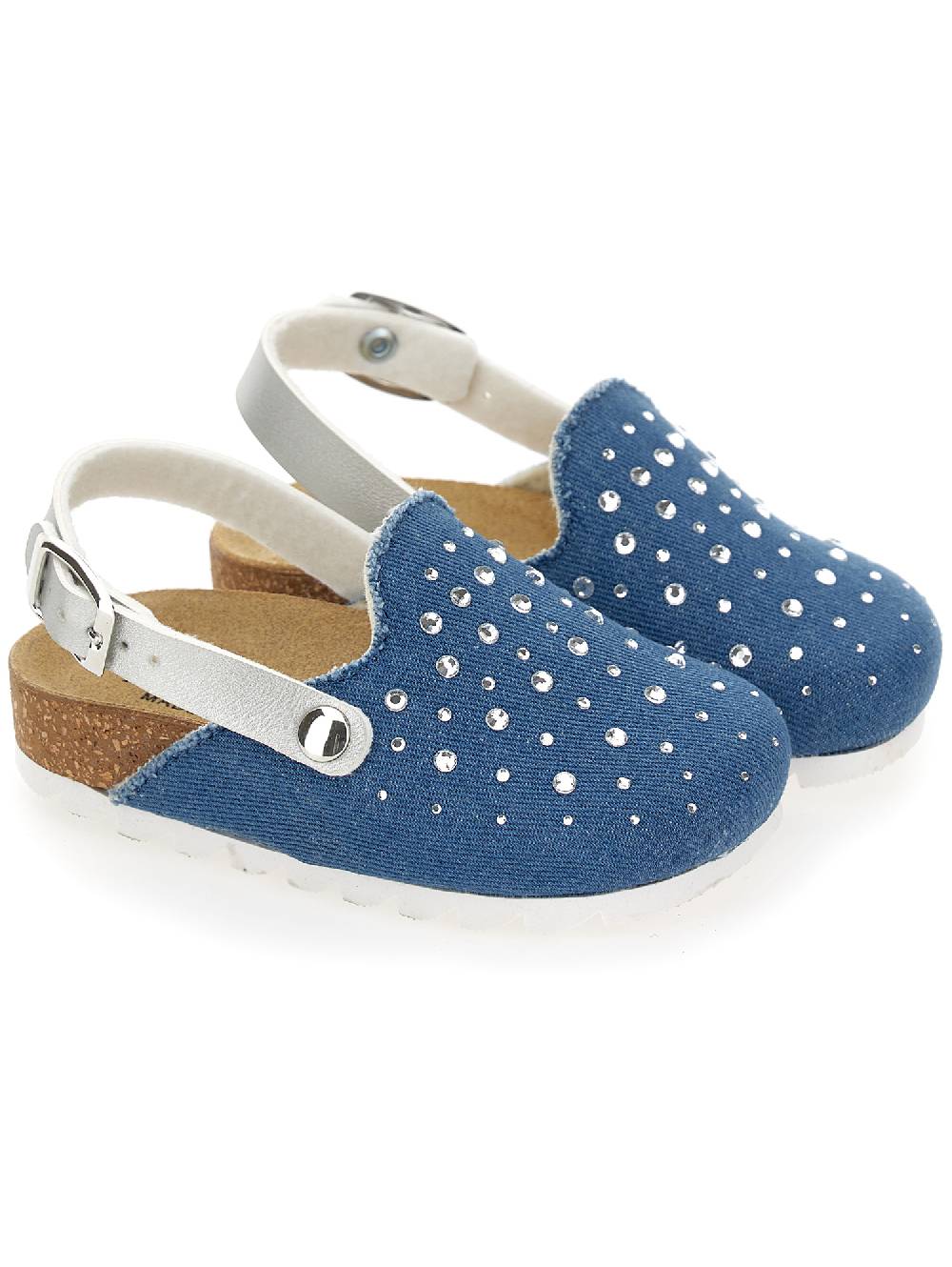 Monnalisa Sabot jeans con strass Fino Al -60%