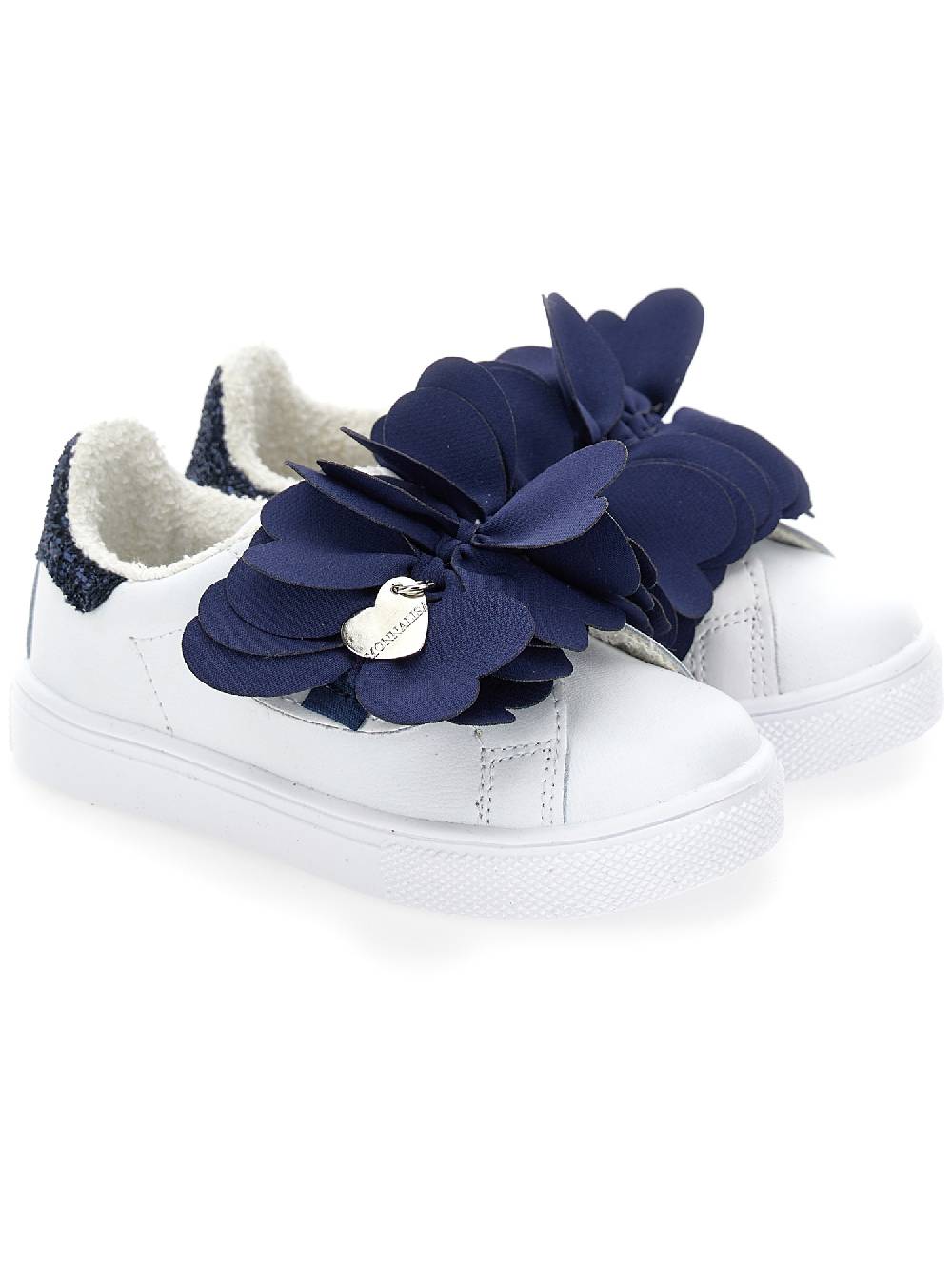 Monnalisa Sneakers con petali in tessuto Sconto
