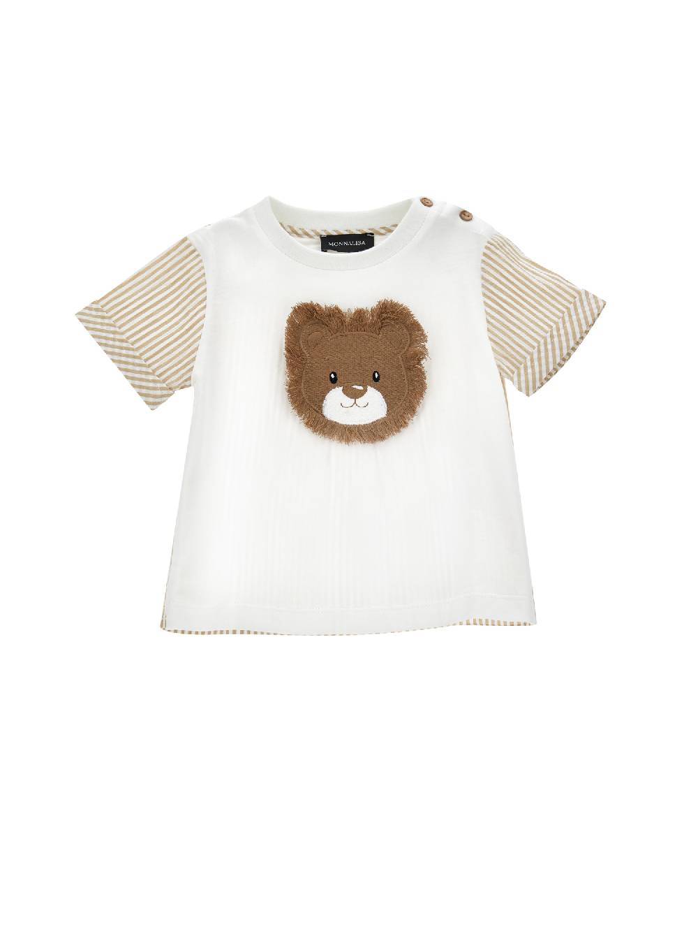 Monnalisa T-shirt cotone con leone Vendita Calda