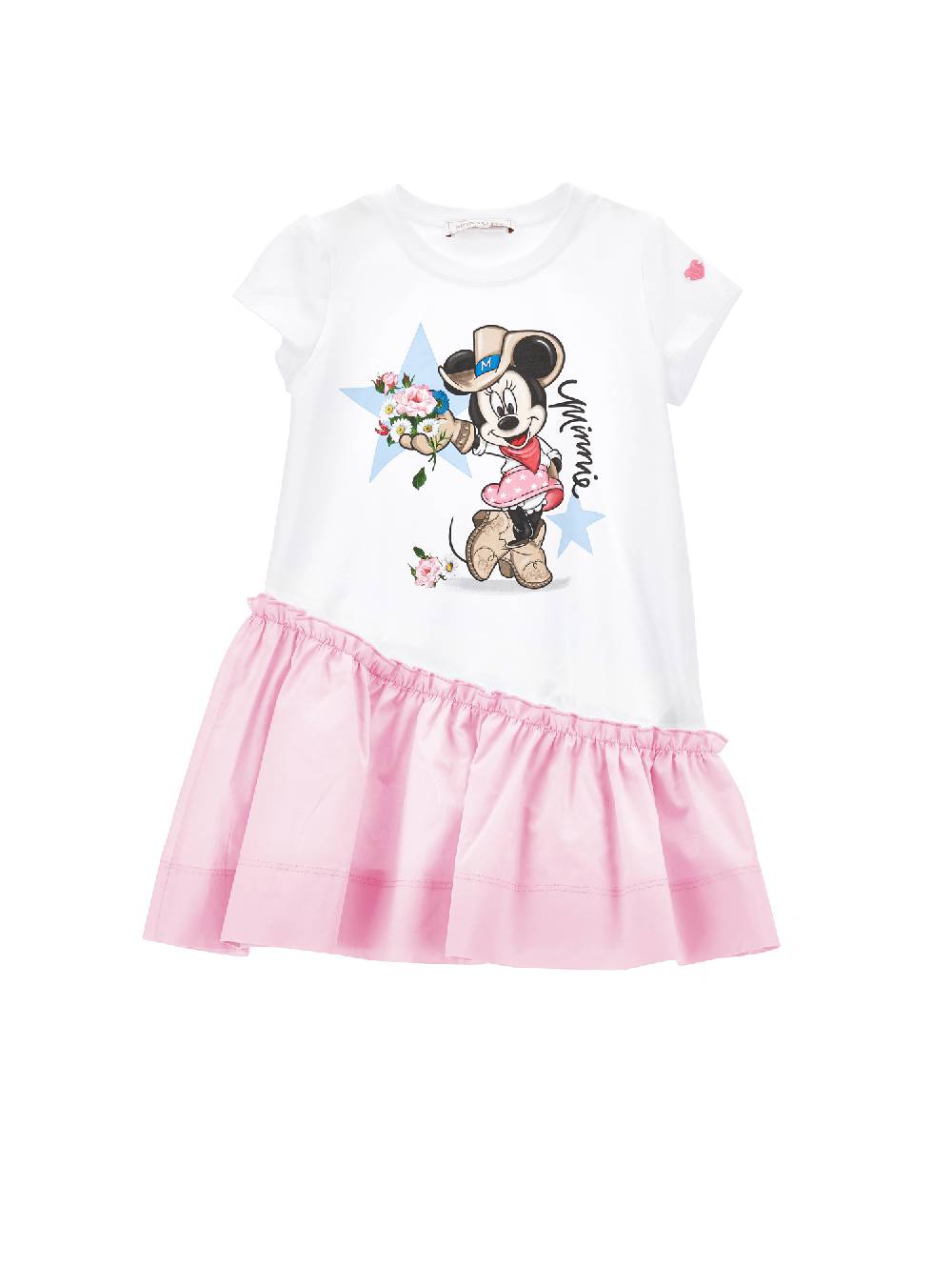 Monnalisa Abito cotone Minnie Soddisfazione Garantita