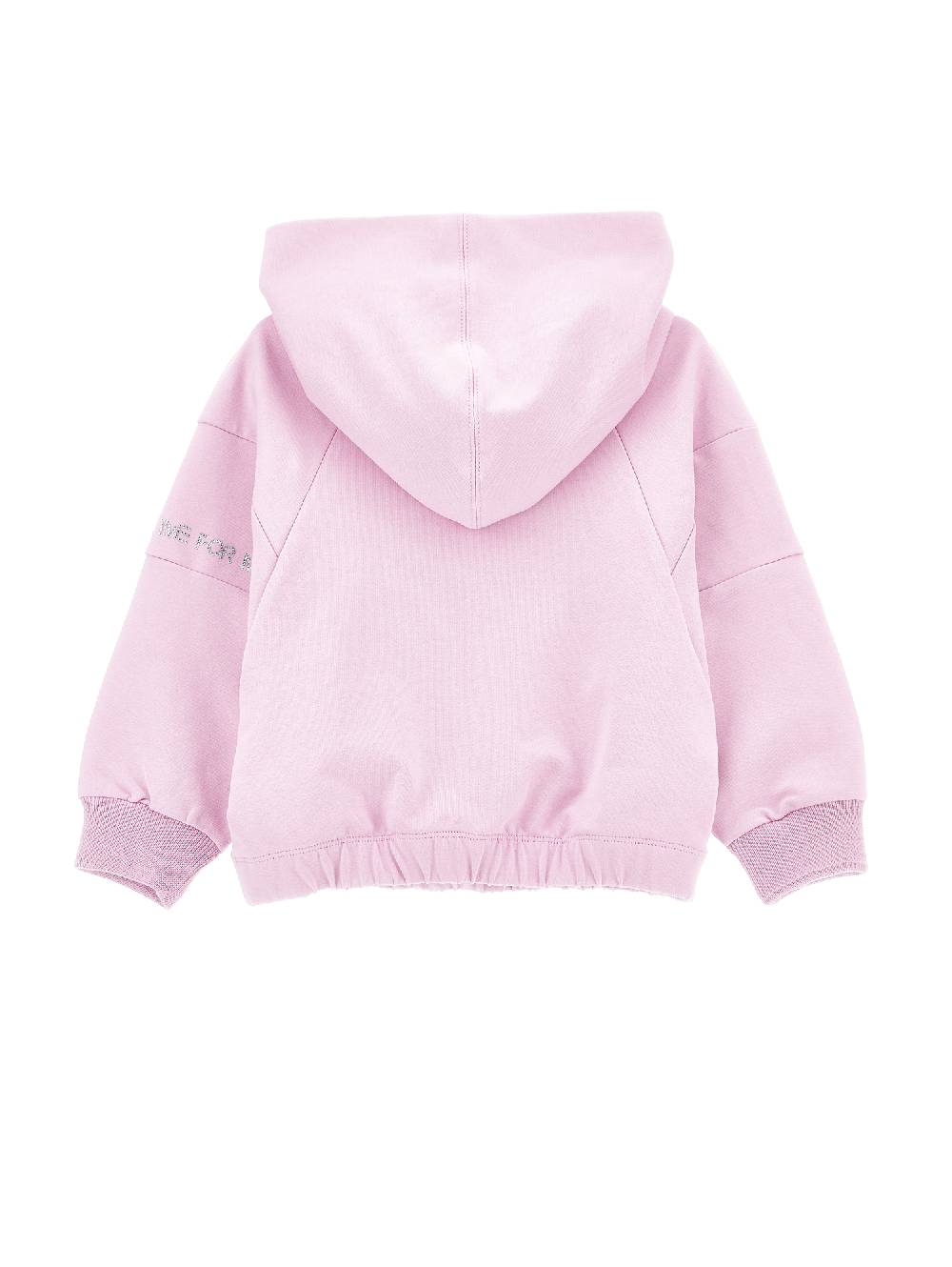 Monnalisa Felpa cotone hoodie con borchiette Economico