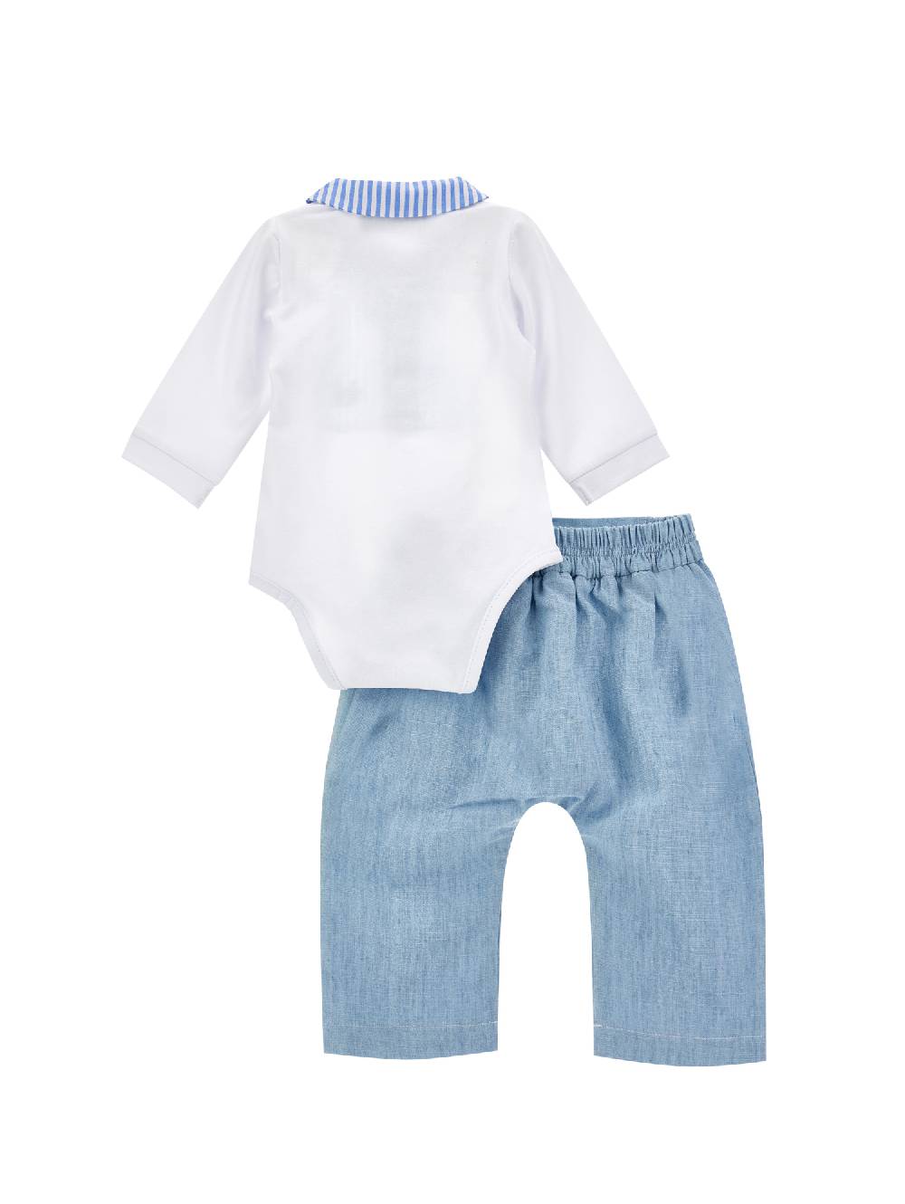 Monnalisa Completino due pezzi chambray Negozi Online