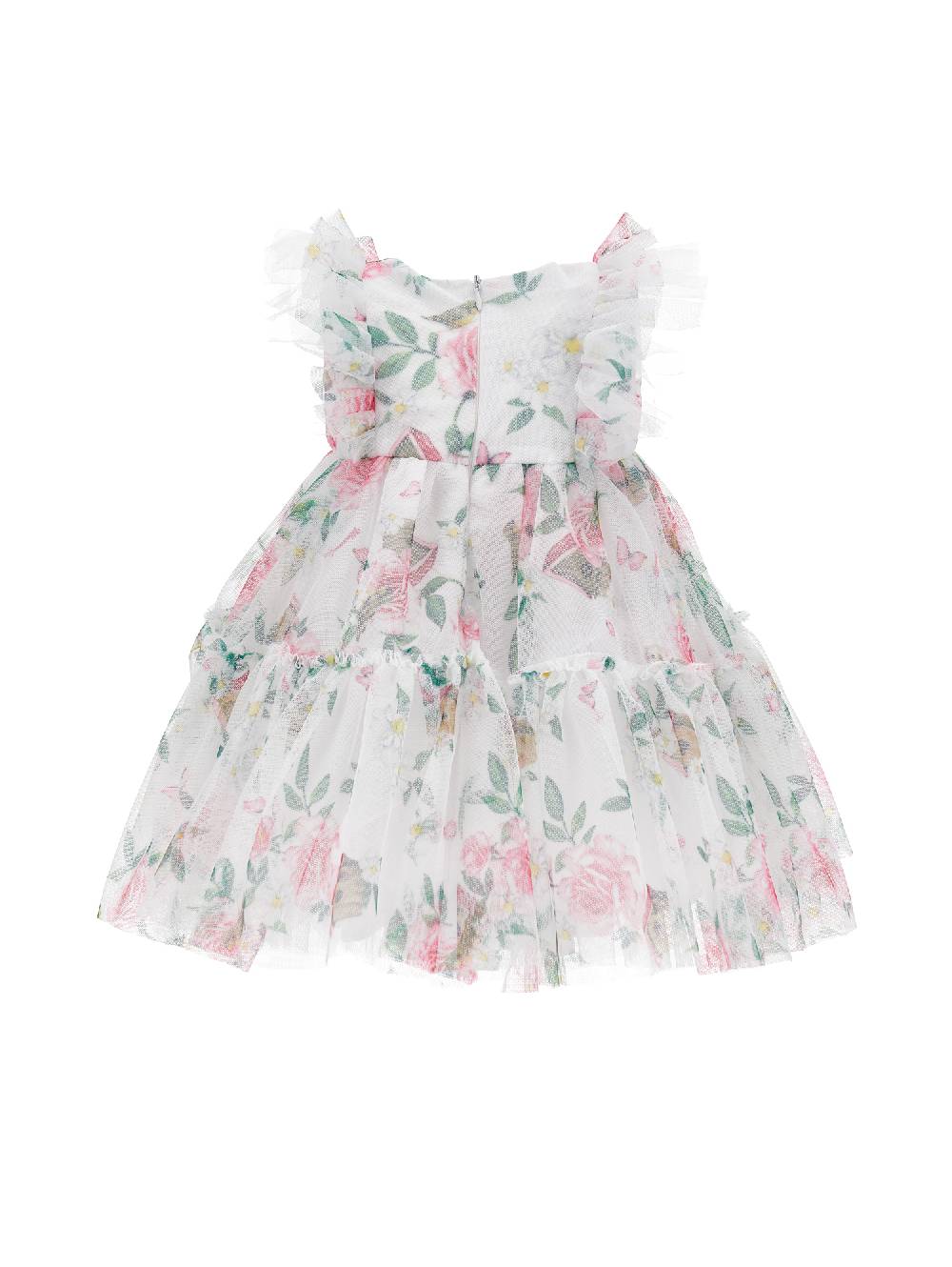 Monnalisa Abito tulle floreale Outlet