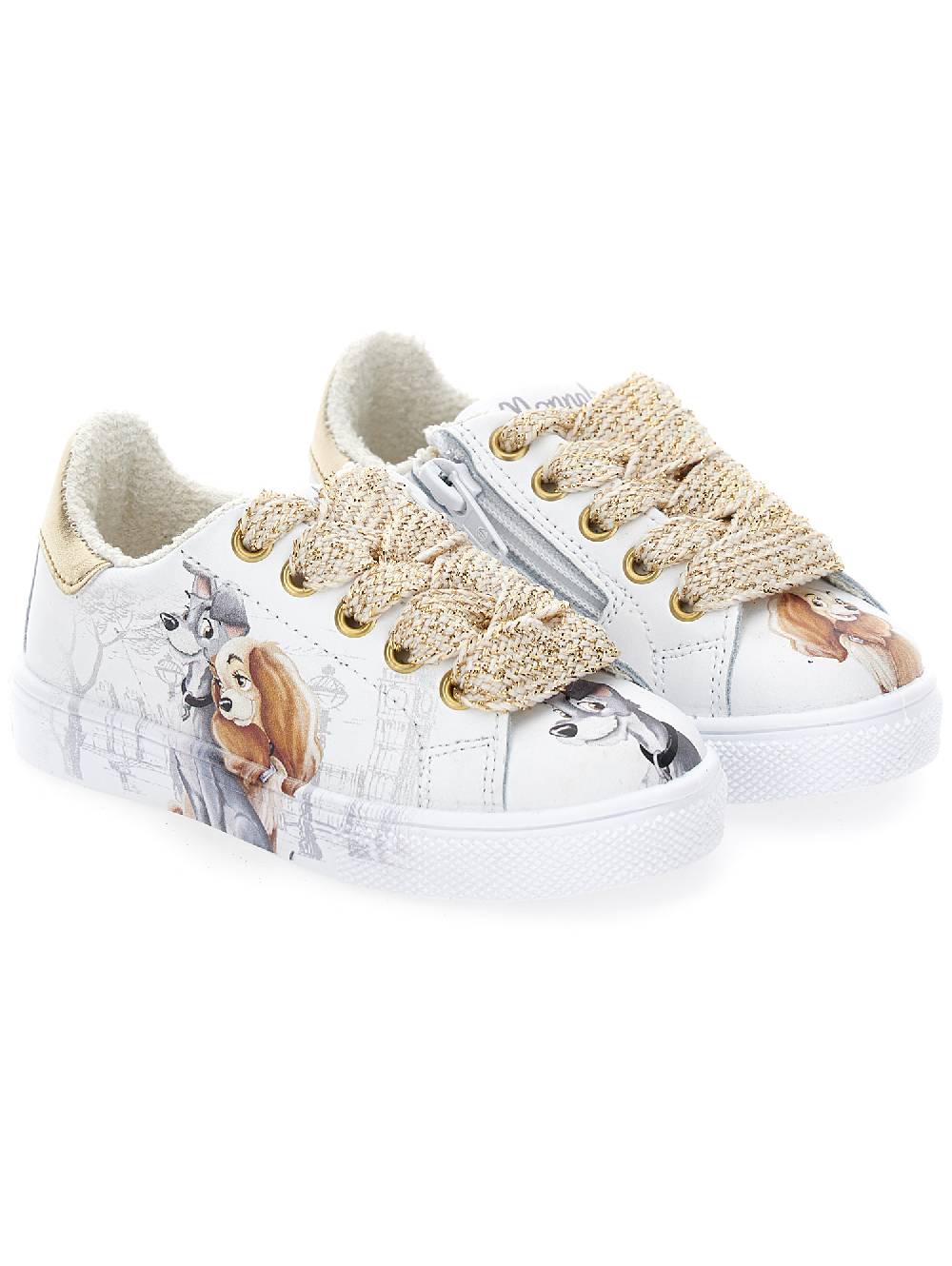 Monnalisa Scarpe modello tennis Lilli e il Vagabondo Vendita Economica