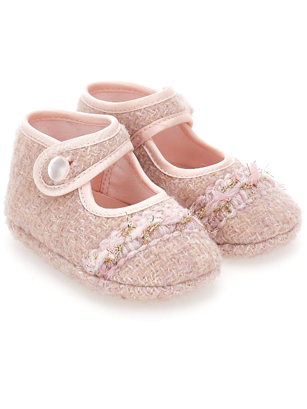 Monnalisa Ballerine tessuto bouclé Vendita