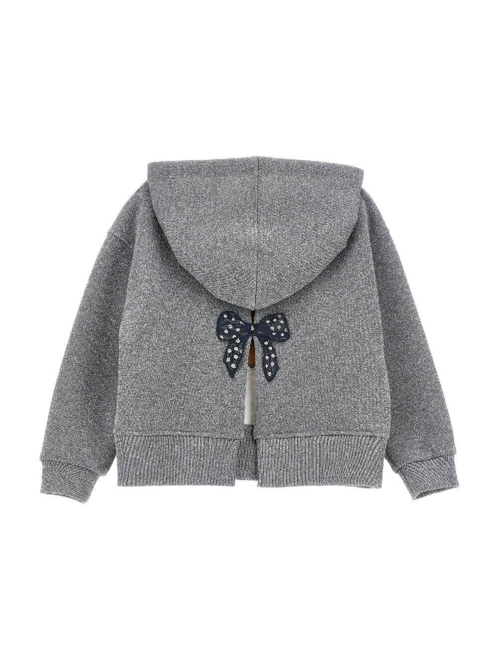 Monnalisa Hoodie lurex Lilli e il Vagabondo Ultimo giorno