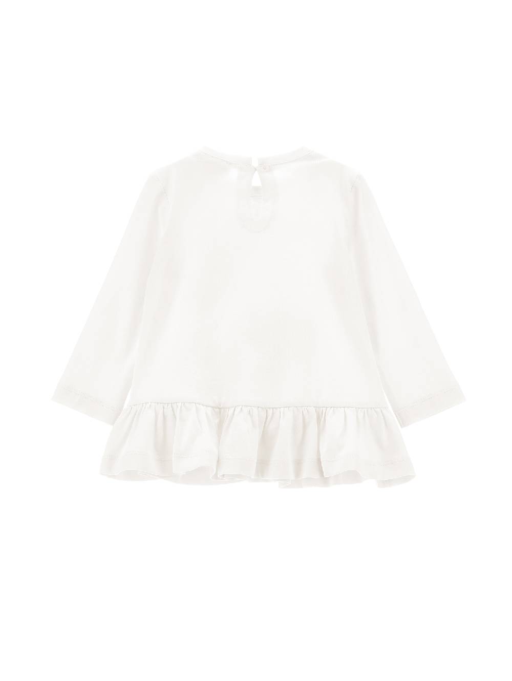 Monnalisa T-shirt lunga cotone con Dumbo e strass Promozione