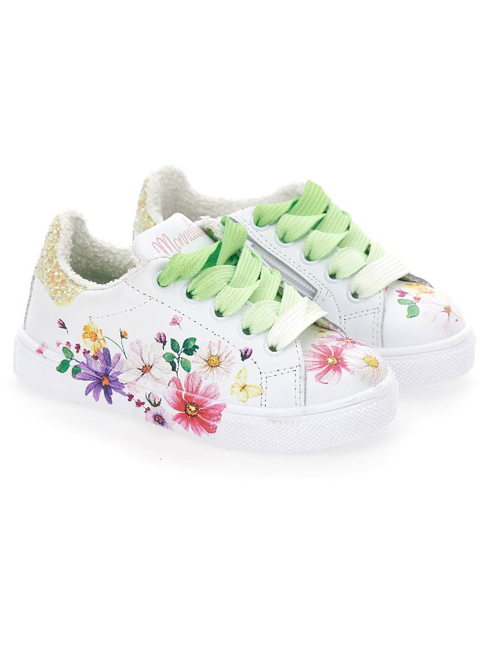 Monnalisa Sneakers bycast stampa fiori Prezzo Ridotto