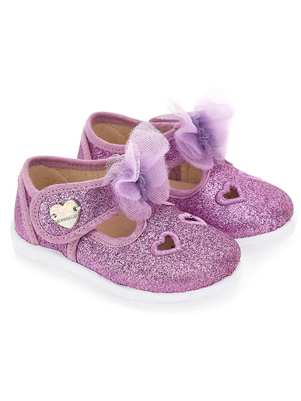 Monnalisa Sandali glitter con farfalla Vendita Economica