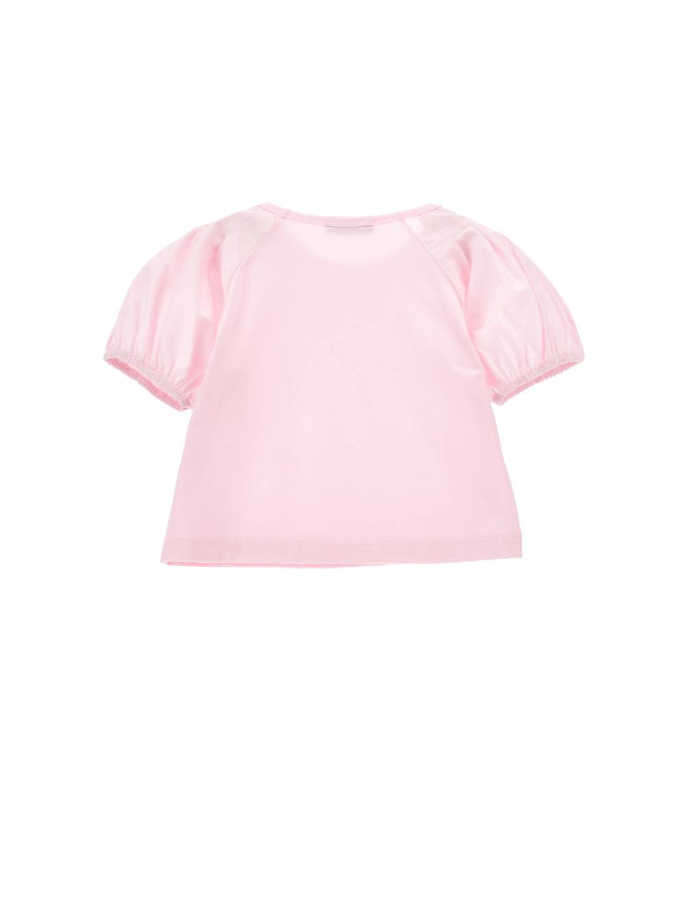 Monnalisa T-shirt jersey maniche in popeline Smaltimento dello stoccaggio