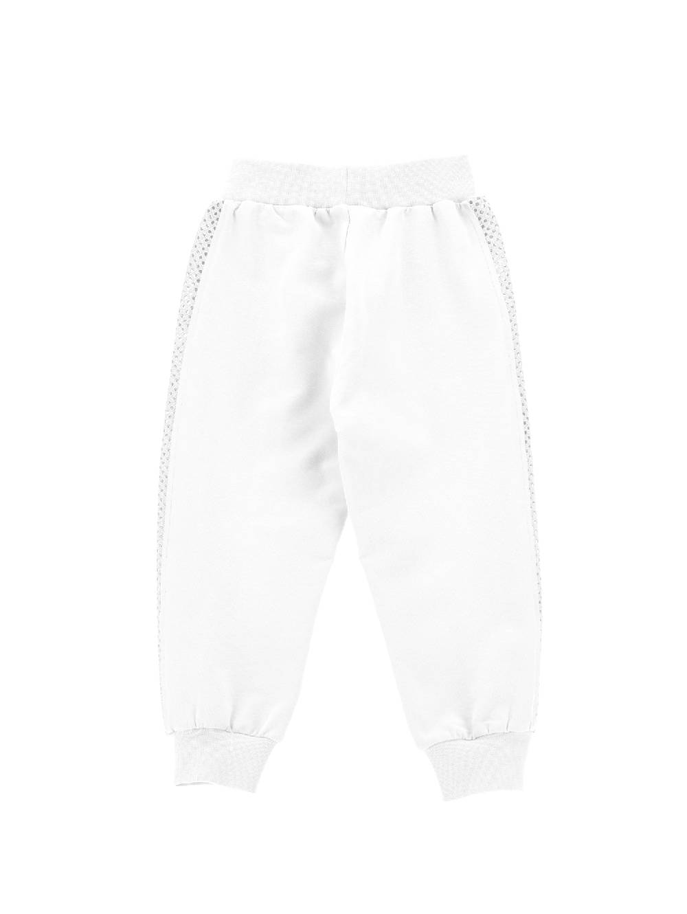 Monnalisa Jogger ricamato con strass Consegna Veloce