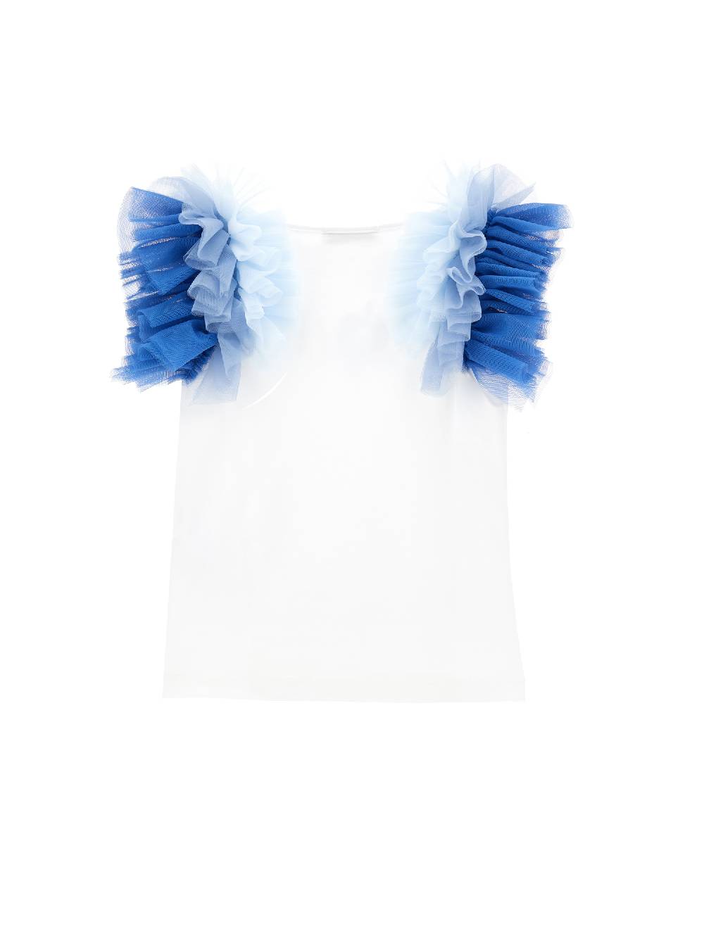 Monnalisa T-shirt jersey con galette e LOVE Offerte