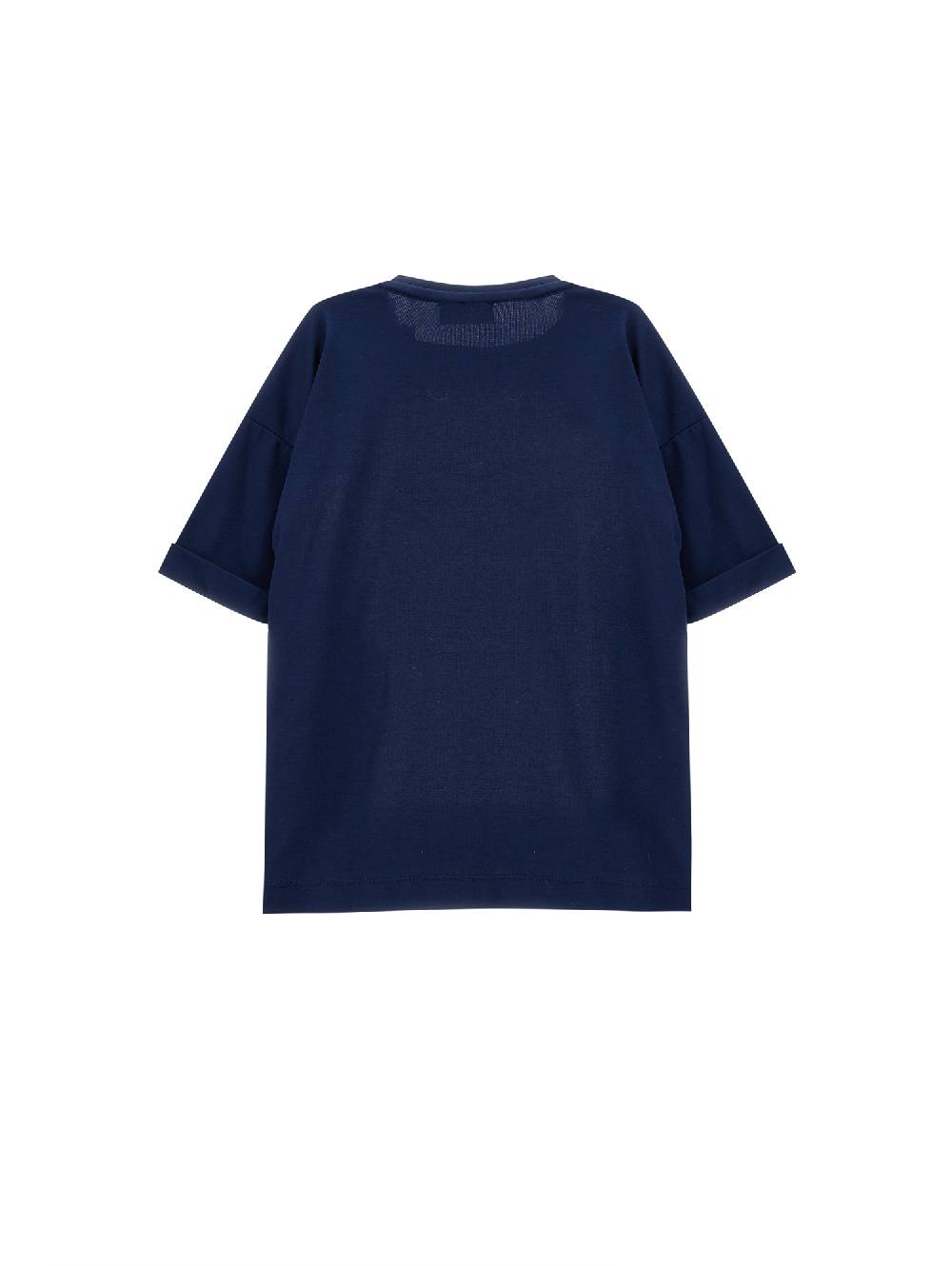 Monnalisa T-shirt cotone tinta unita Nuova