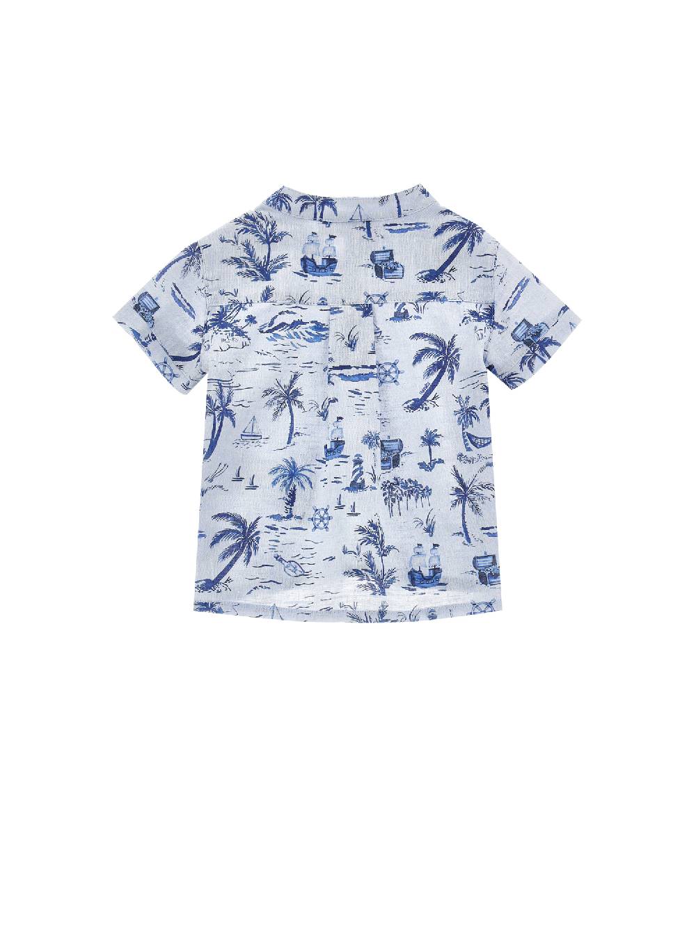 Monnalisa Camicia stampa marine tela Lightning offer