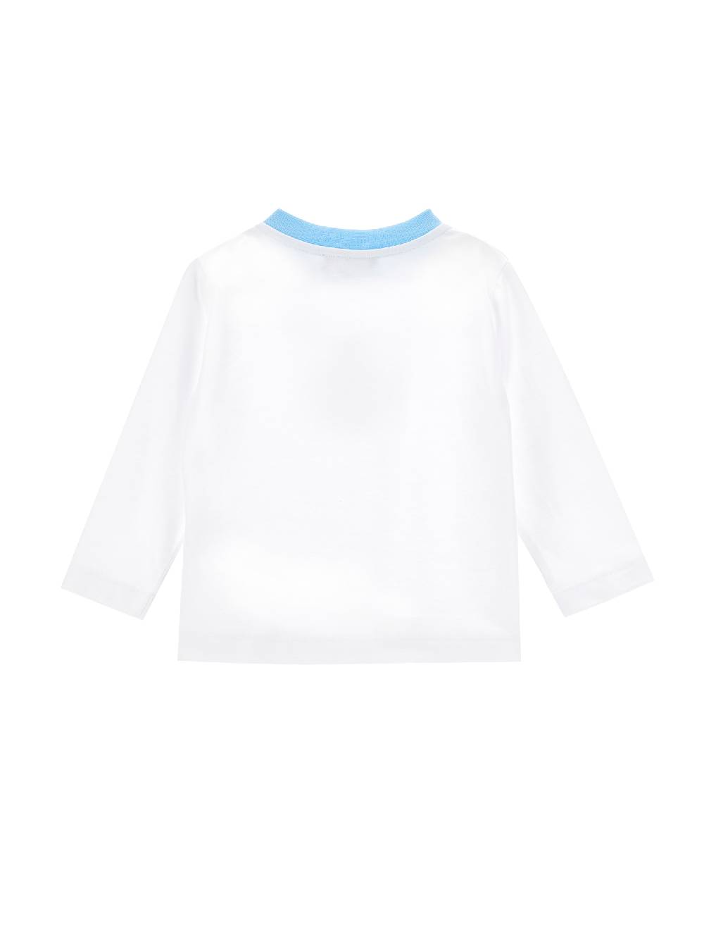 Monnalisa T-shirt jersey stampa earth maniche lunghe Saldi