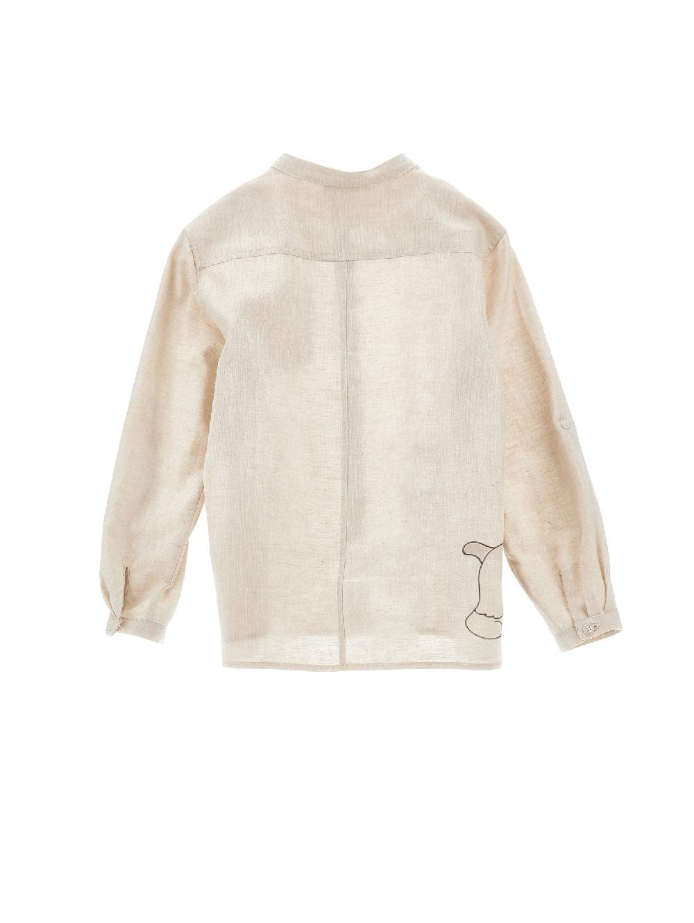 Monnalisa Camicia lino Spike Offerta Giorno del Papà