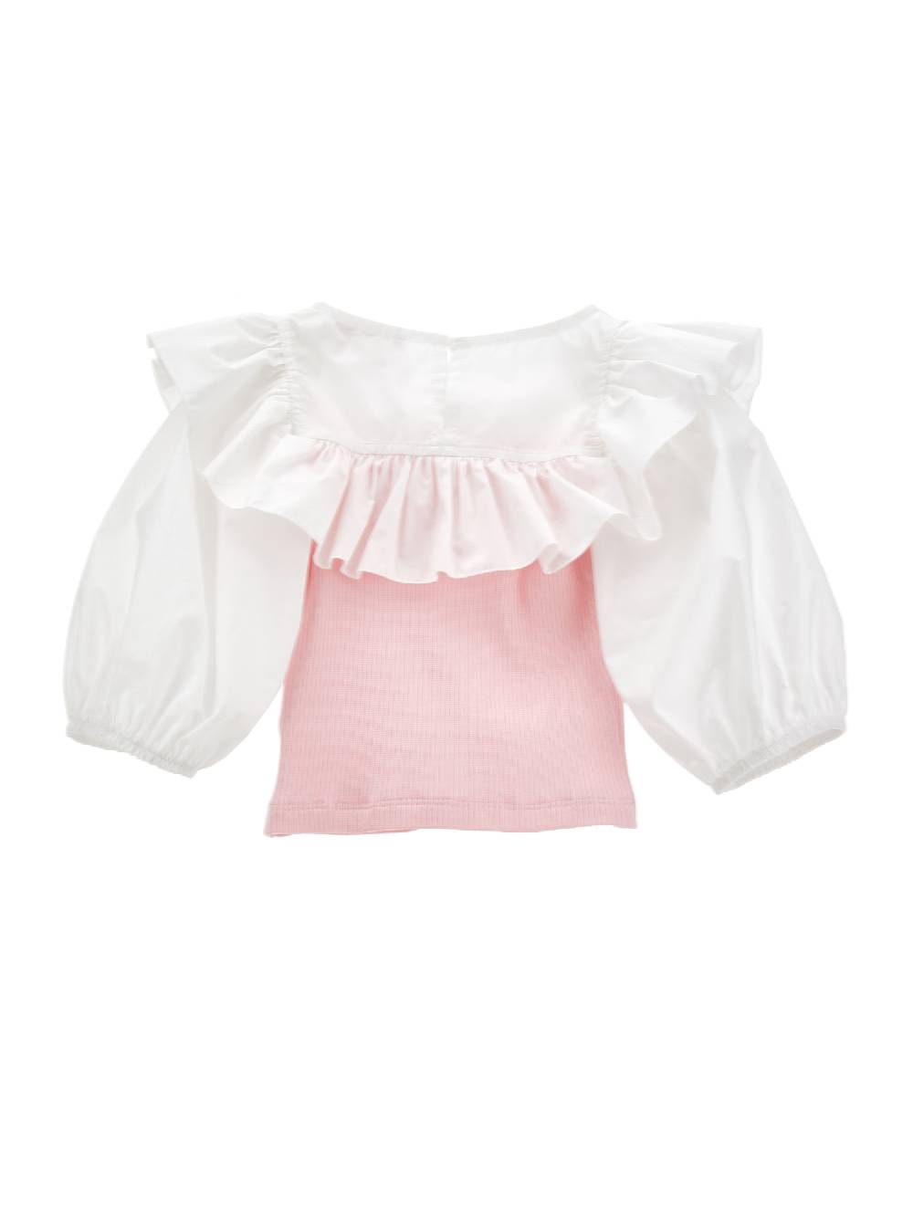 Monnalisa Top cotone con viscosa Latest fashion