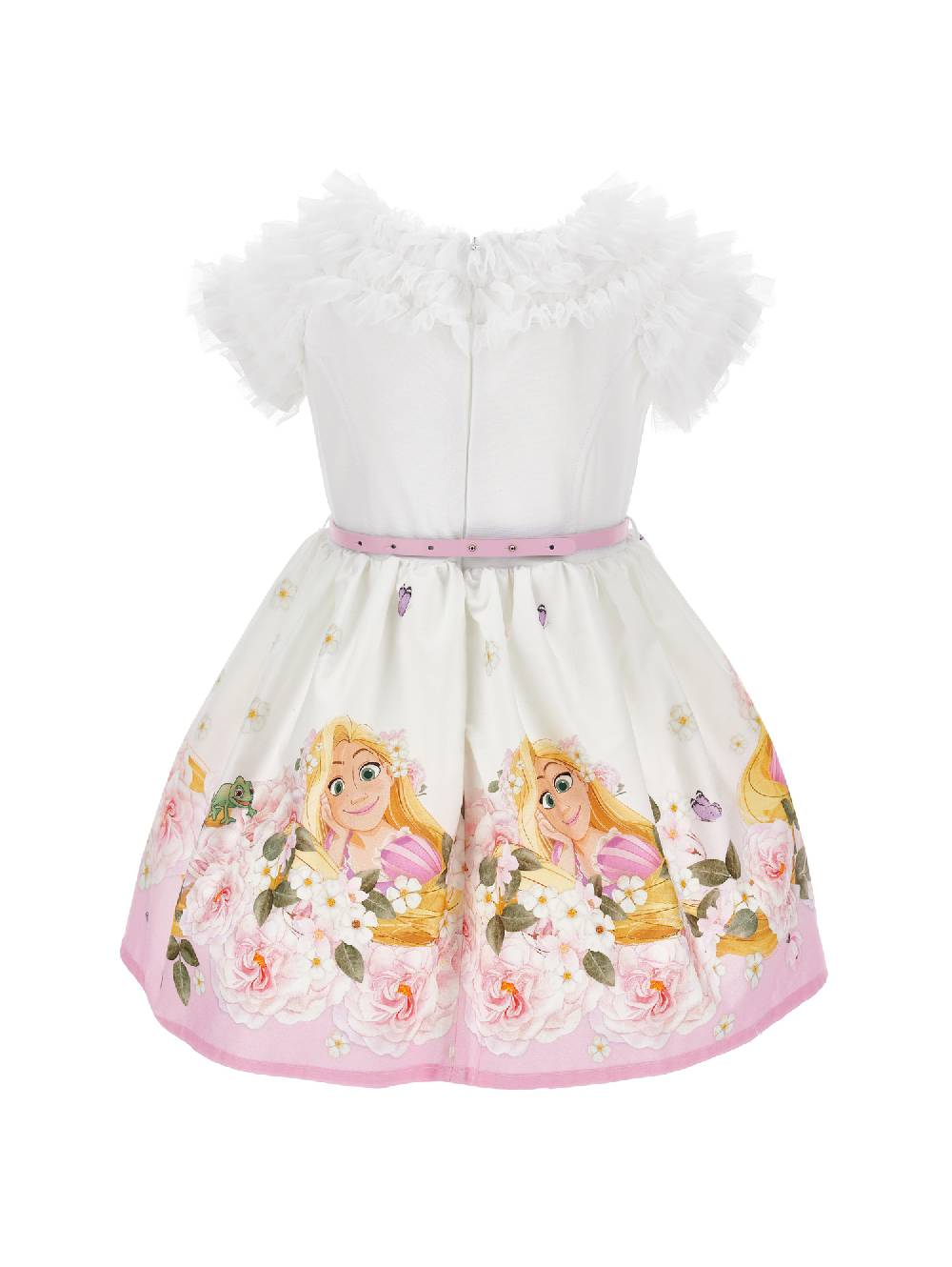 Monnalisa Abito popeline tulle Rapunzel Fino al 60% di sconto
