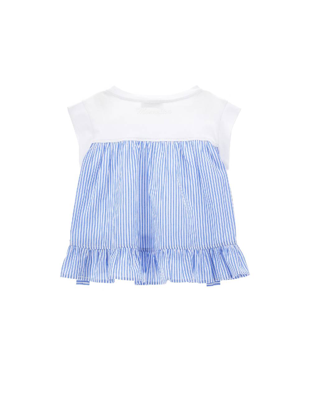 Monnalisa T-shirt con fiocchi e strass Promozione Limitata