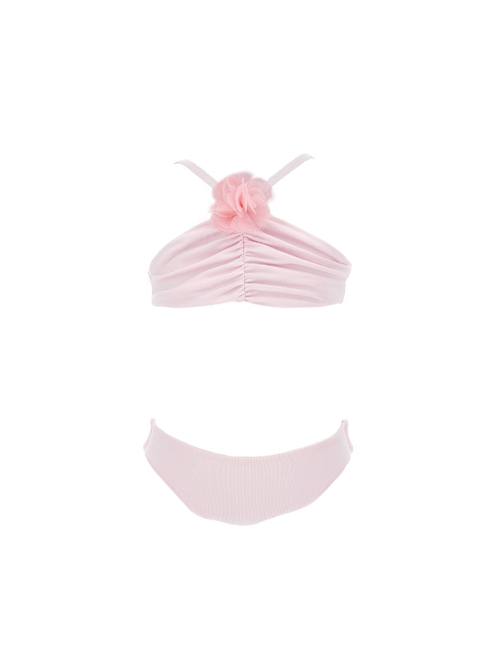 Monnalisa Costume due pezzi con pompon in tulle Novità