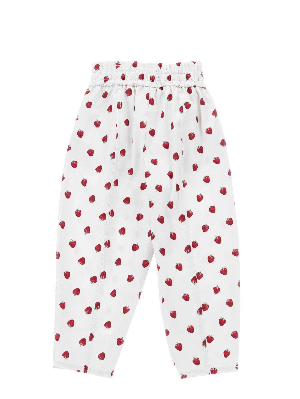 Monnalisa Pantaloni gabardine stampa fragole Sconto di tempo limitato